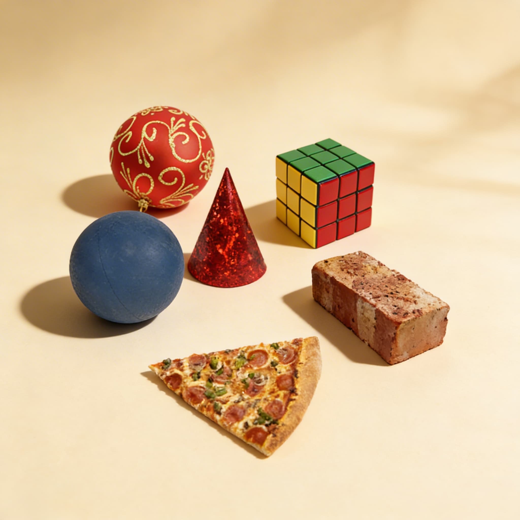 Visuelle Unterscheidung: Formen — Seitenansicht