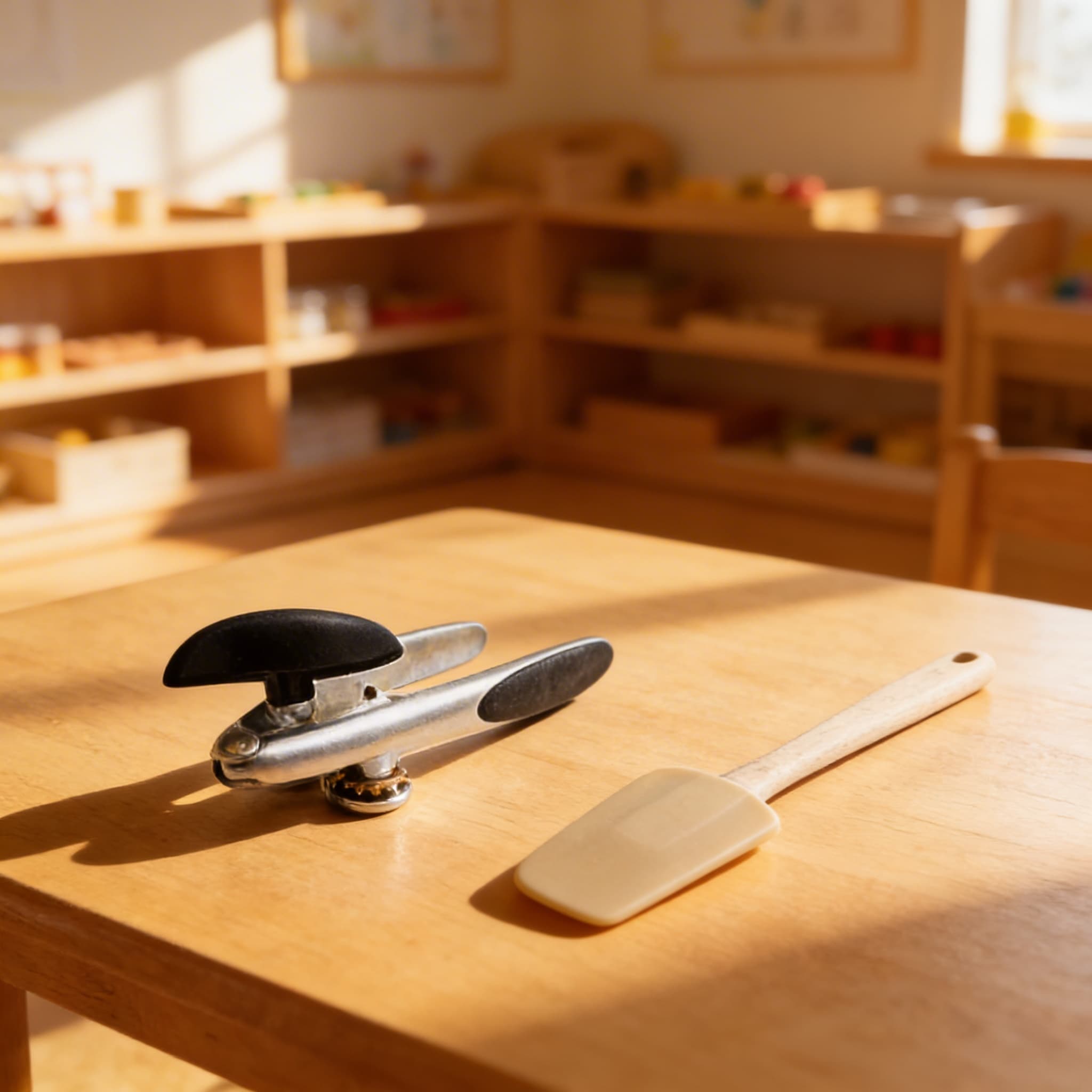 Kuchyňské náčiní — 3-dílné karty — Při použití