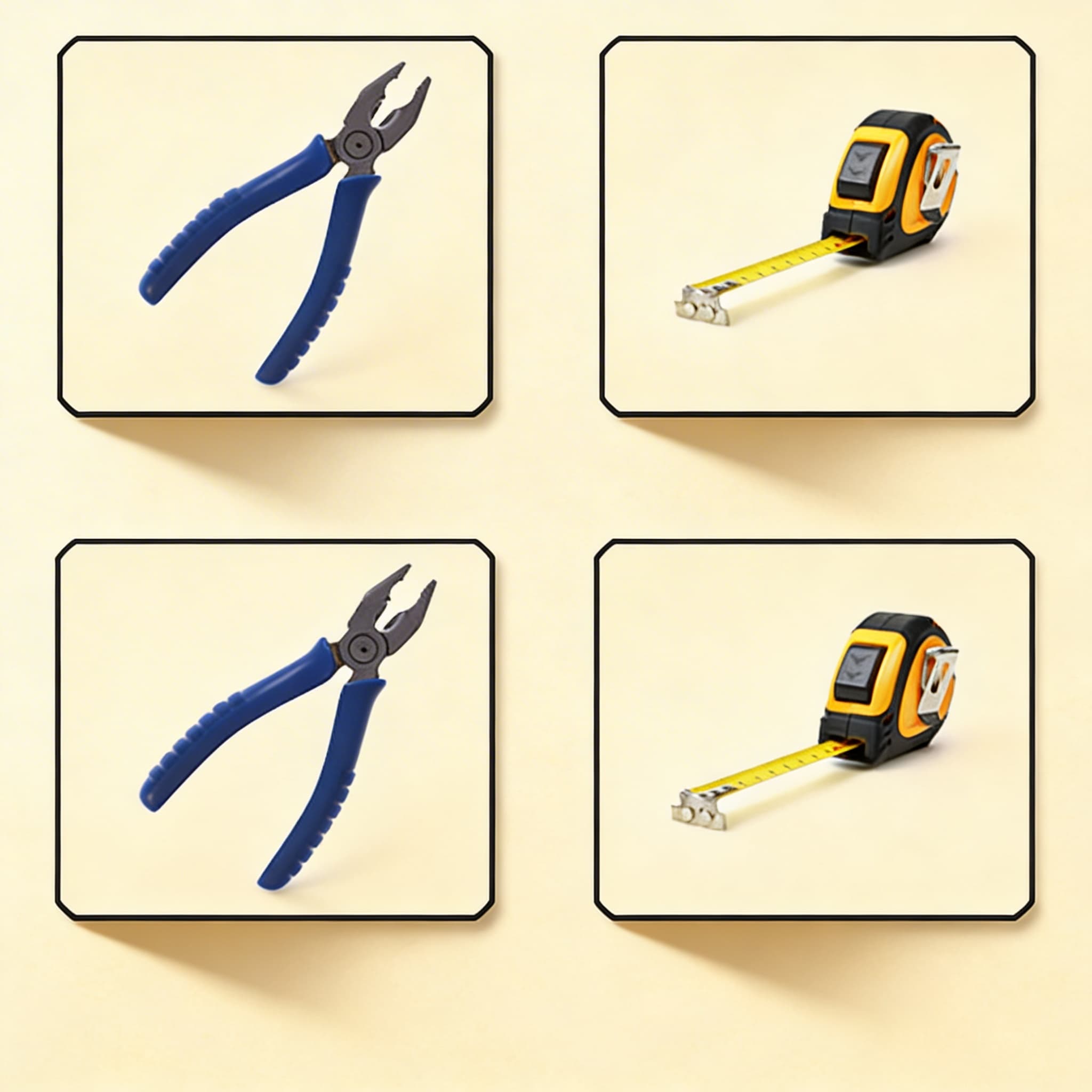 Nástroje — 3-dílné karty — Katalogový pohled