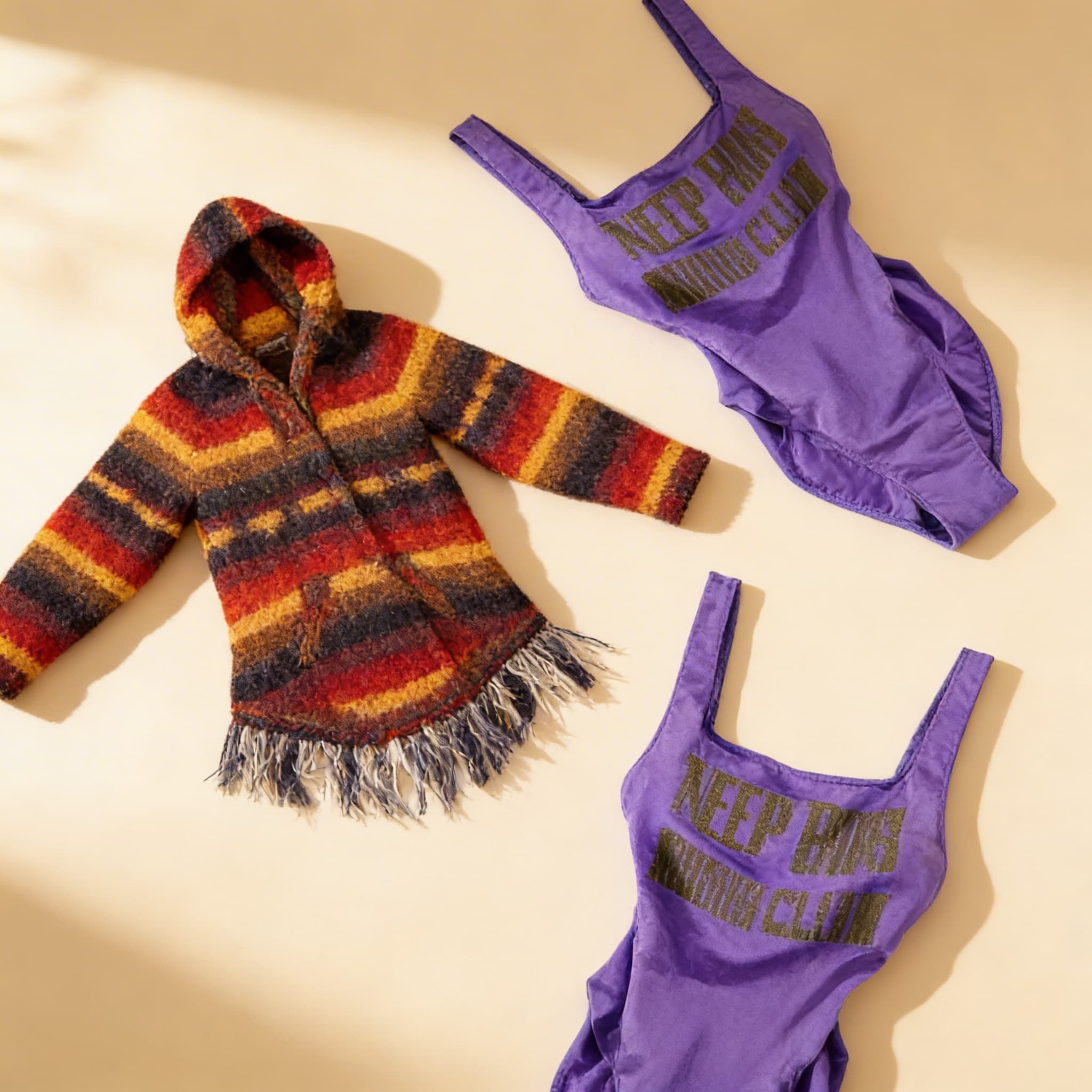 Oblečení — 3-dílné karty — Boční pohled