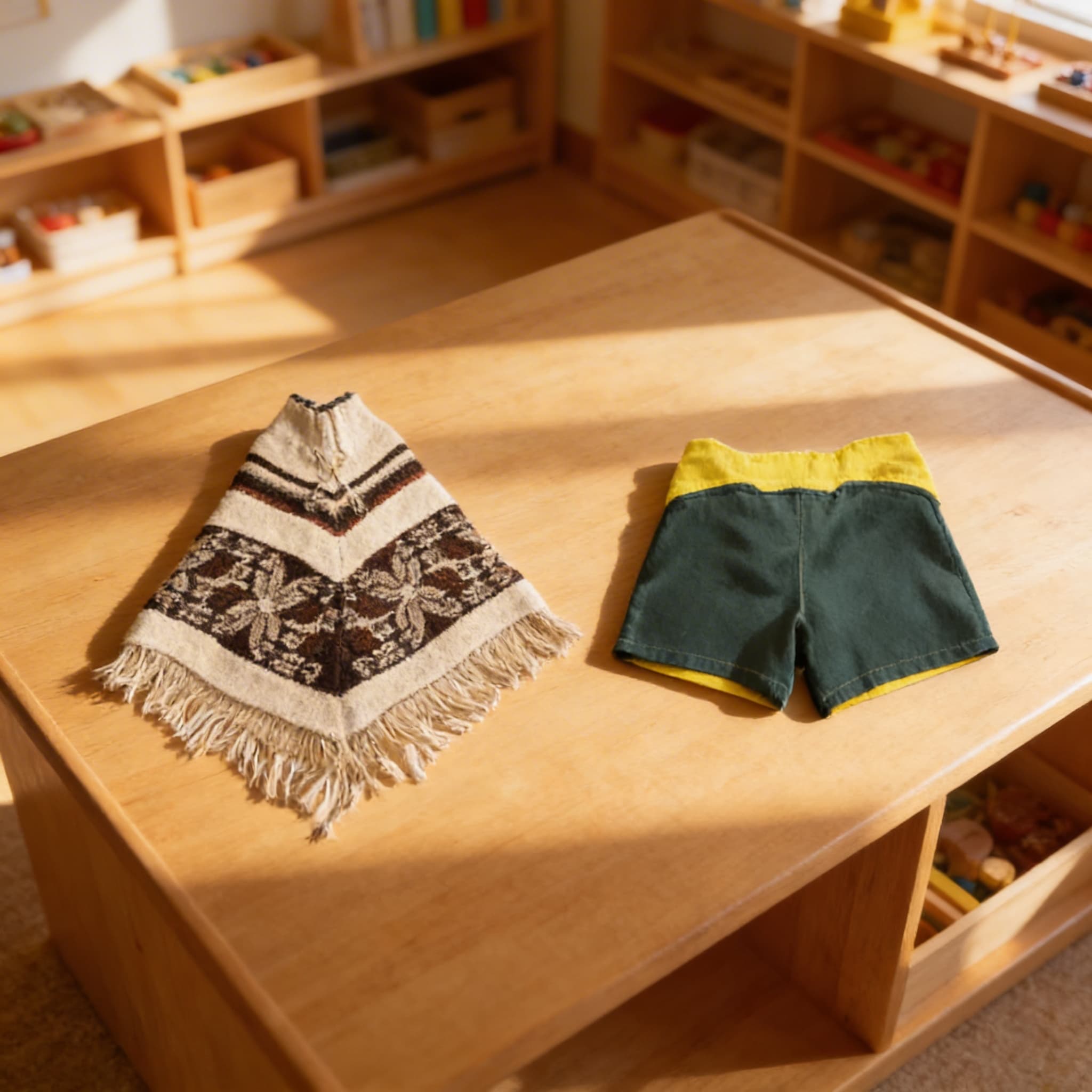 Kleidungs-Zuordnungskarten — Im Einsatz