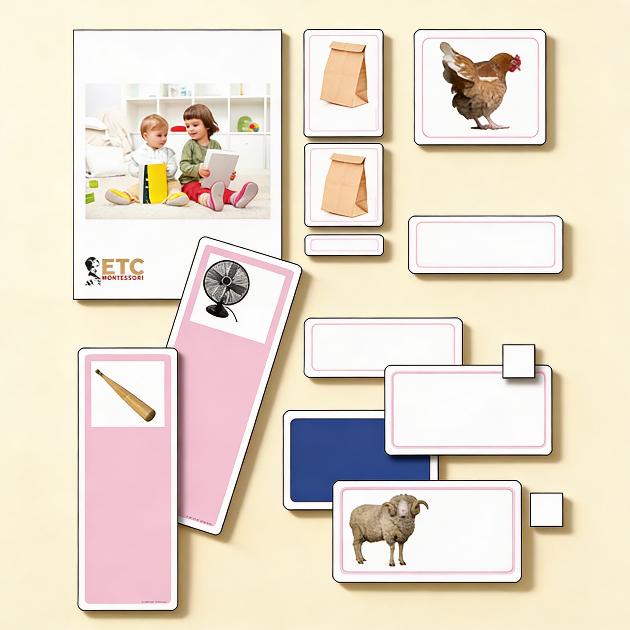 Růžová fonetická série — první čtení s krátkými slovy — Katalogový pohled