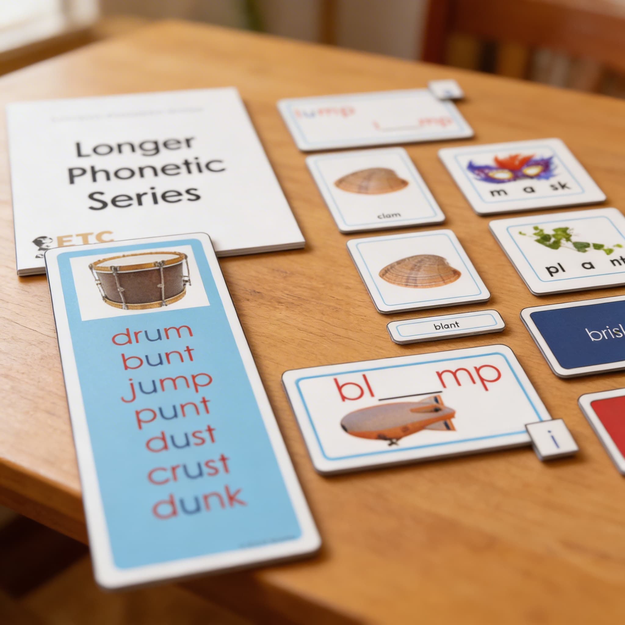 Modrá fonetická série — delší slova a složité kombinace — Detailní pohled