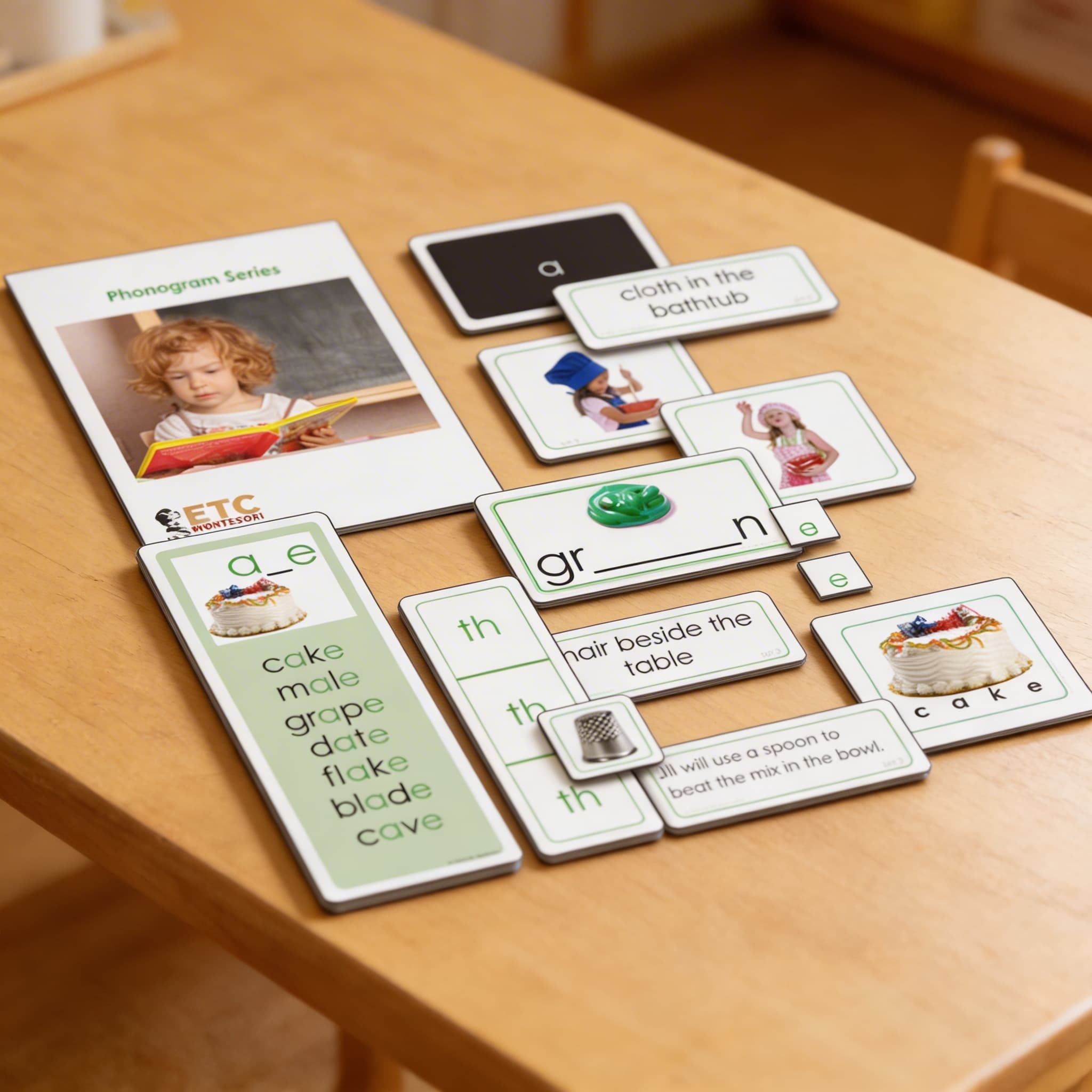 Zelená fonogramová séria — pokročilé čítacie vzory — Detailný pohľad