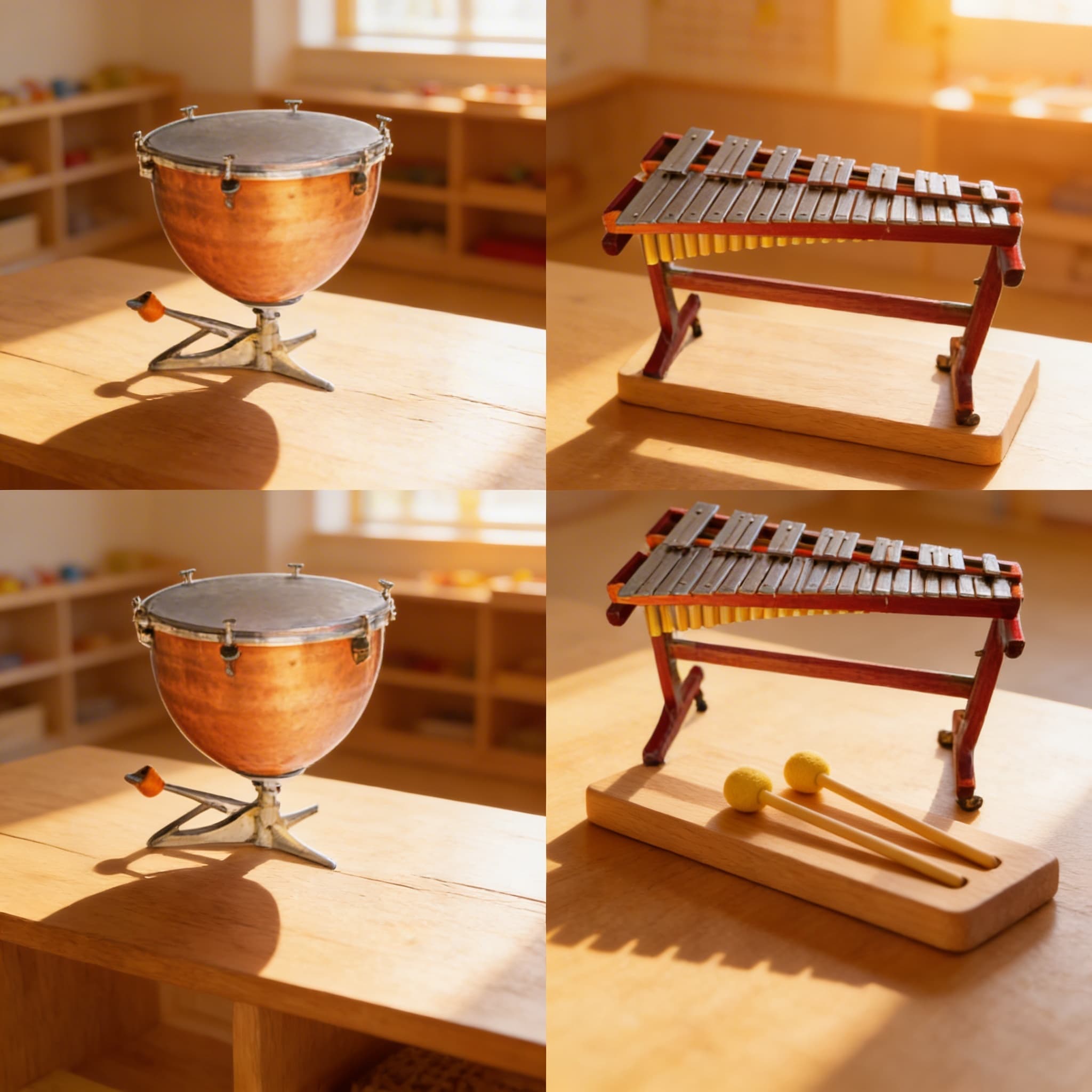 Přiřazovací karty hudebních nástrojů — Při použití