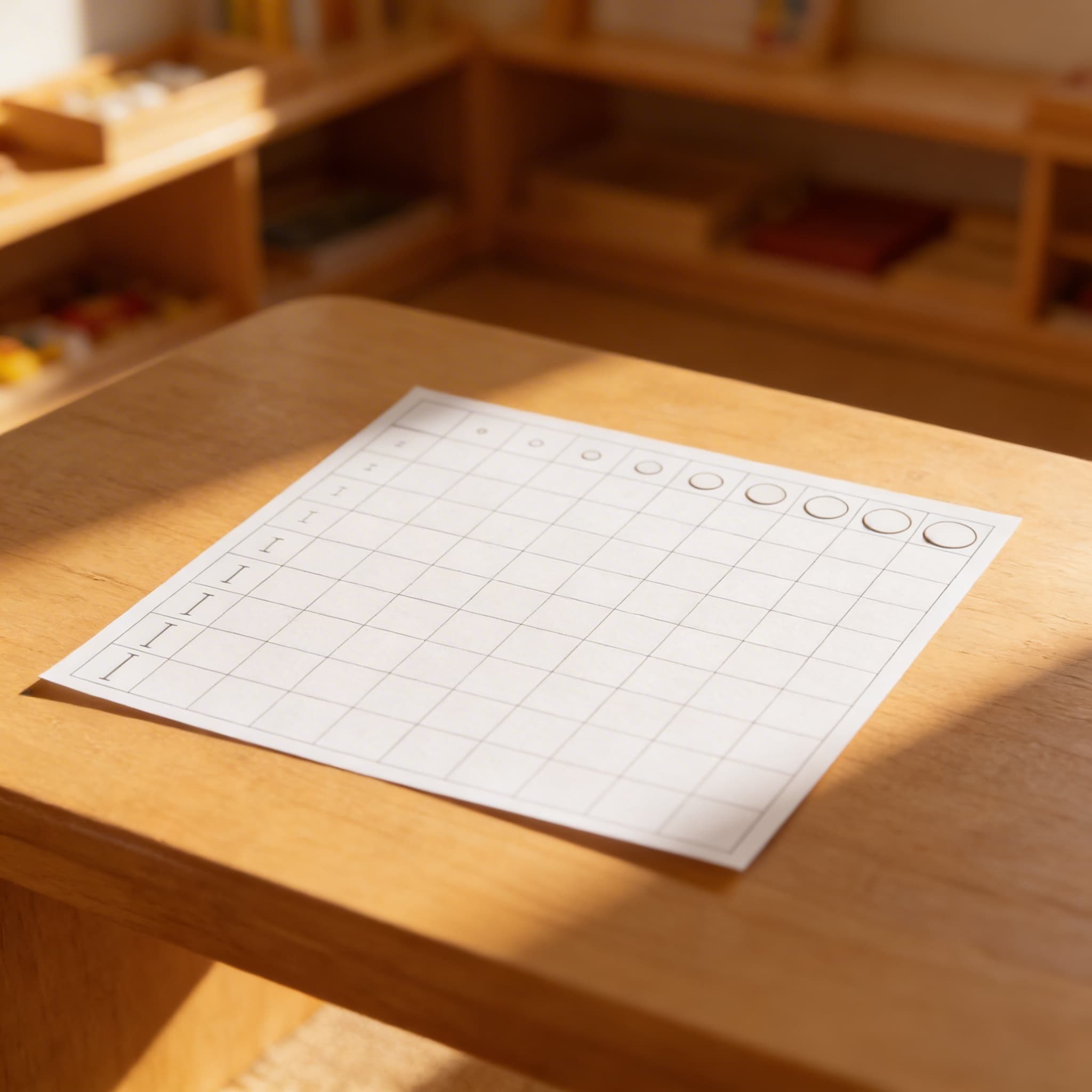 Kontrolní tabulka barevných válečků — 11×11 stupňovaná mřížka — Při použití