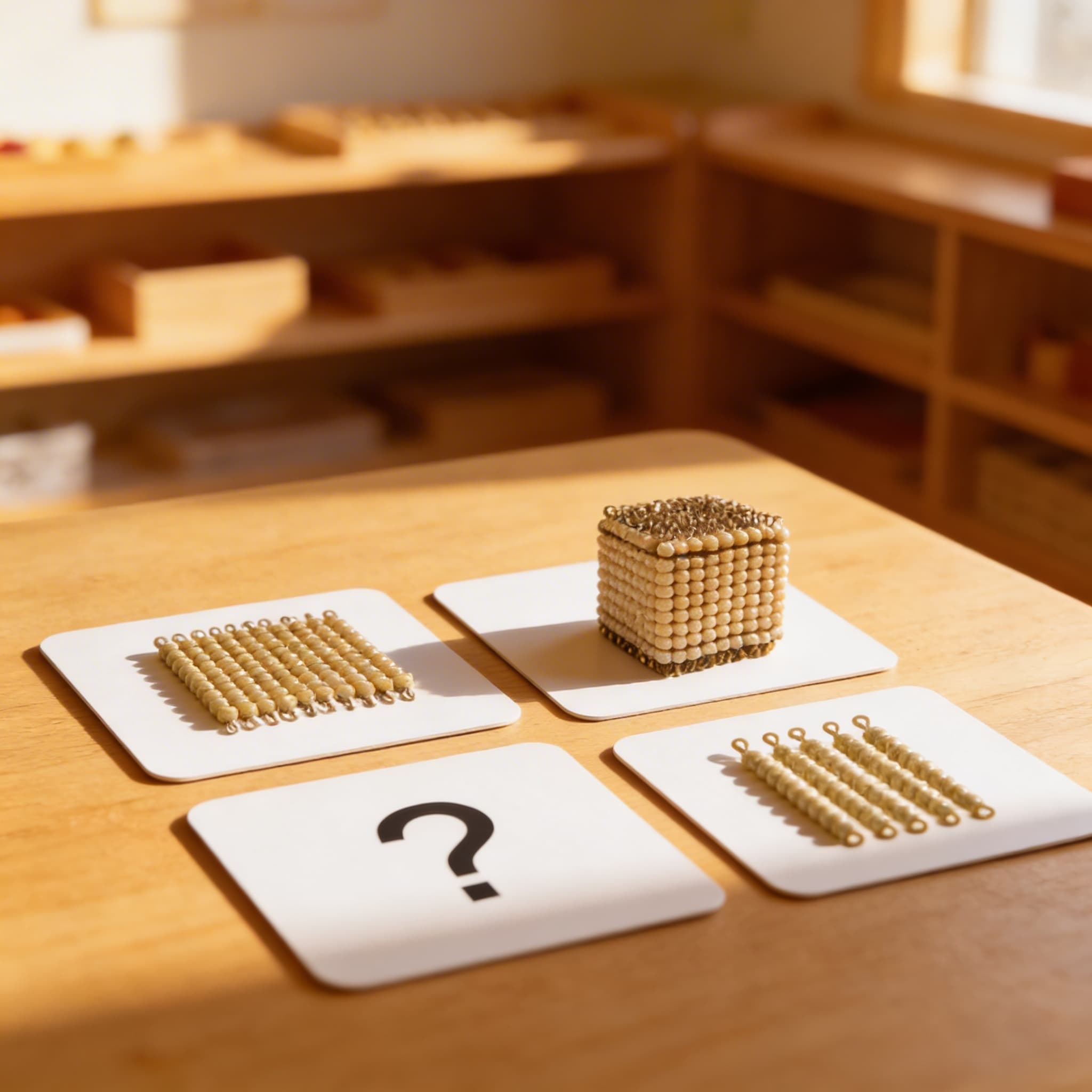 Gleich, Größer als, Kleiner als — Goldene Perlen (Spanisch) — Ansicht 4