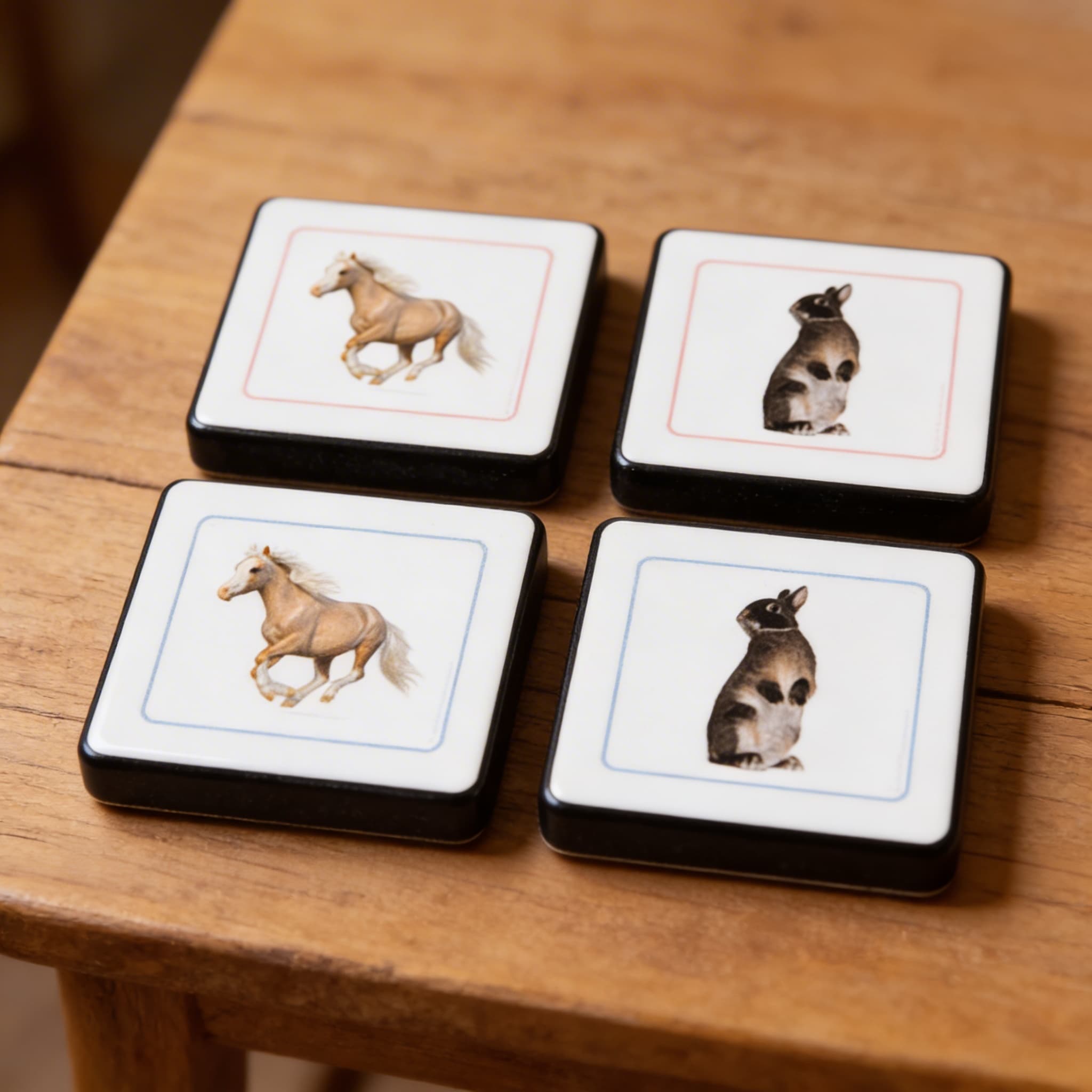 Přiřazovací pracovní karty savců — Detailní pohled