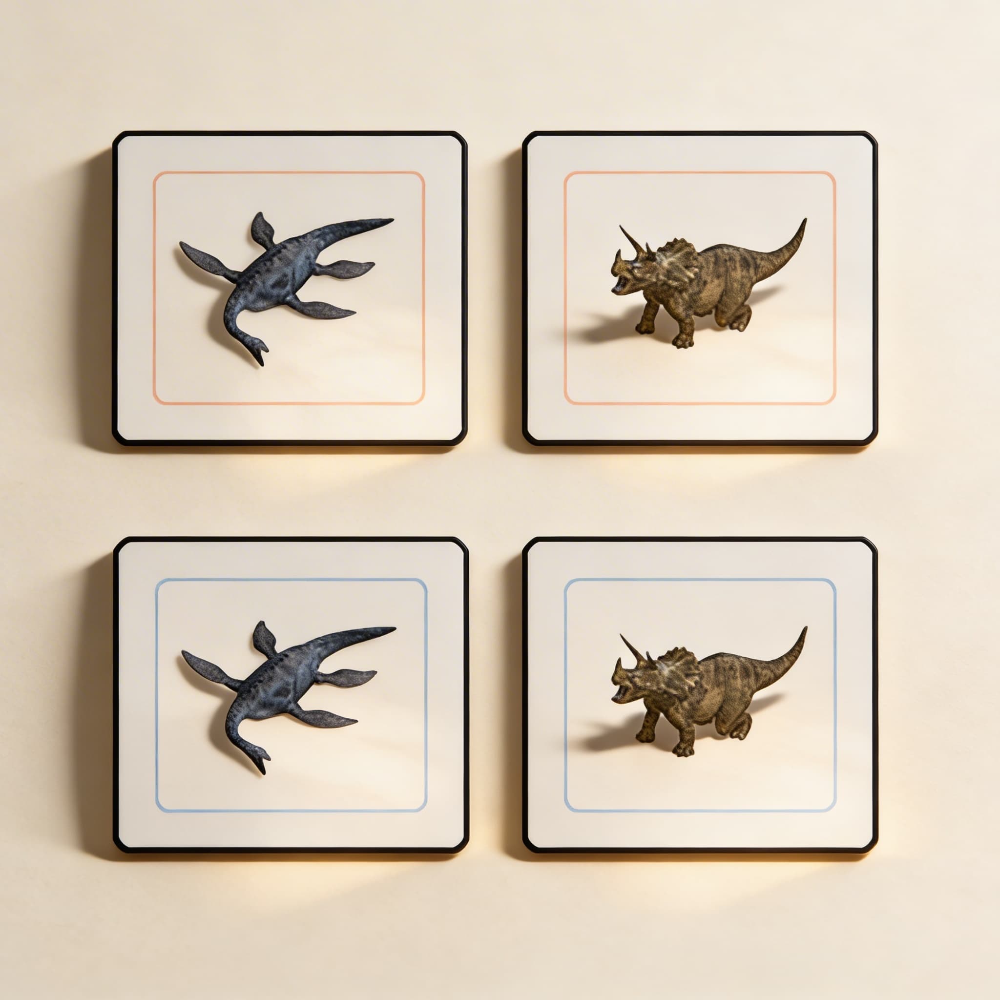 Dinosaurier-Zuordnungskarten (Spanisch)
