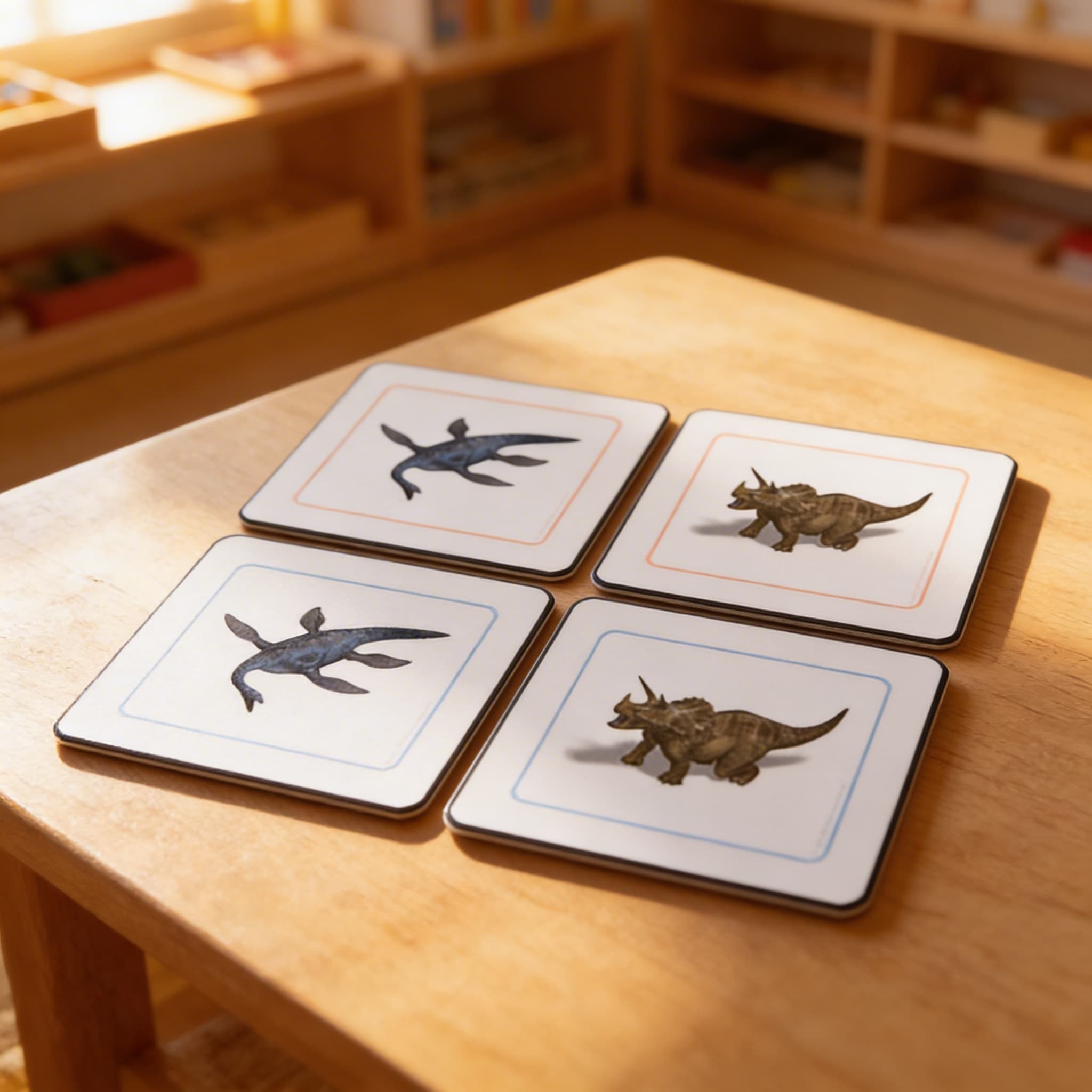 Dinosaurier-Zuordnungskarten (Spanisch) — Ansicht 4