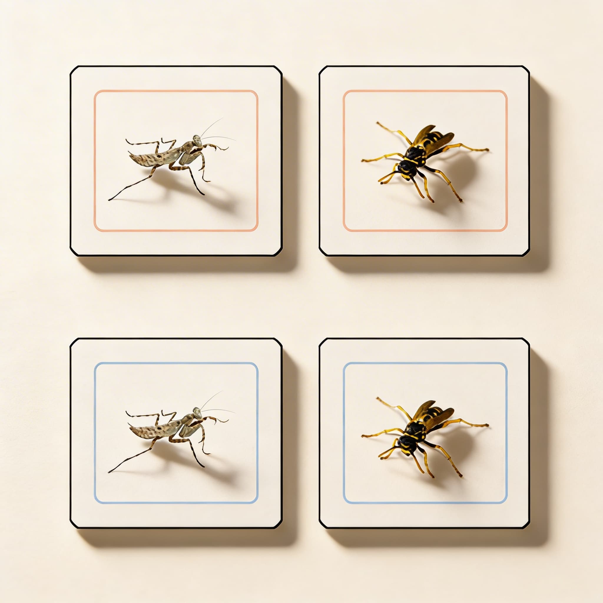 Insekten-Zuordnungskarten (Spanisch)