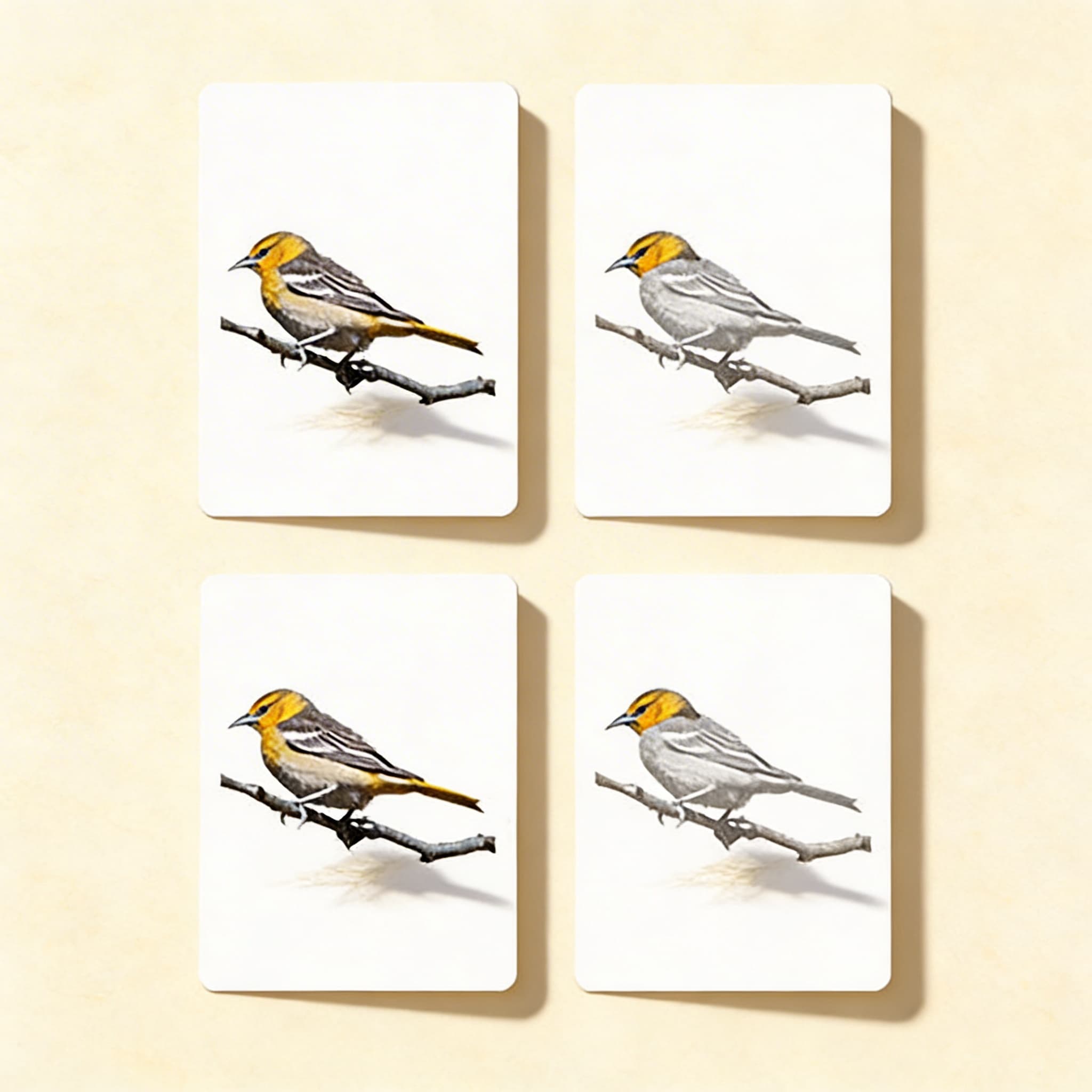 Části ptáka — zoologické karty (španělsky) — Katalogový pohled