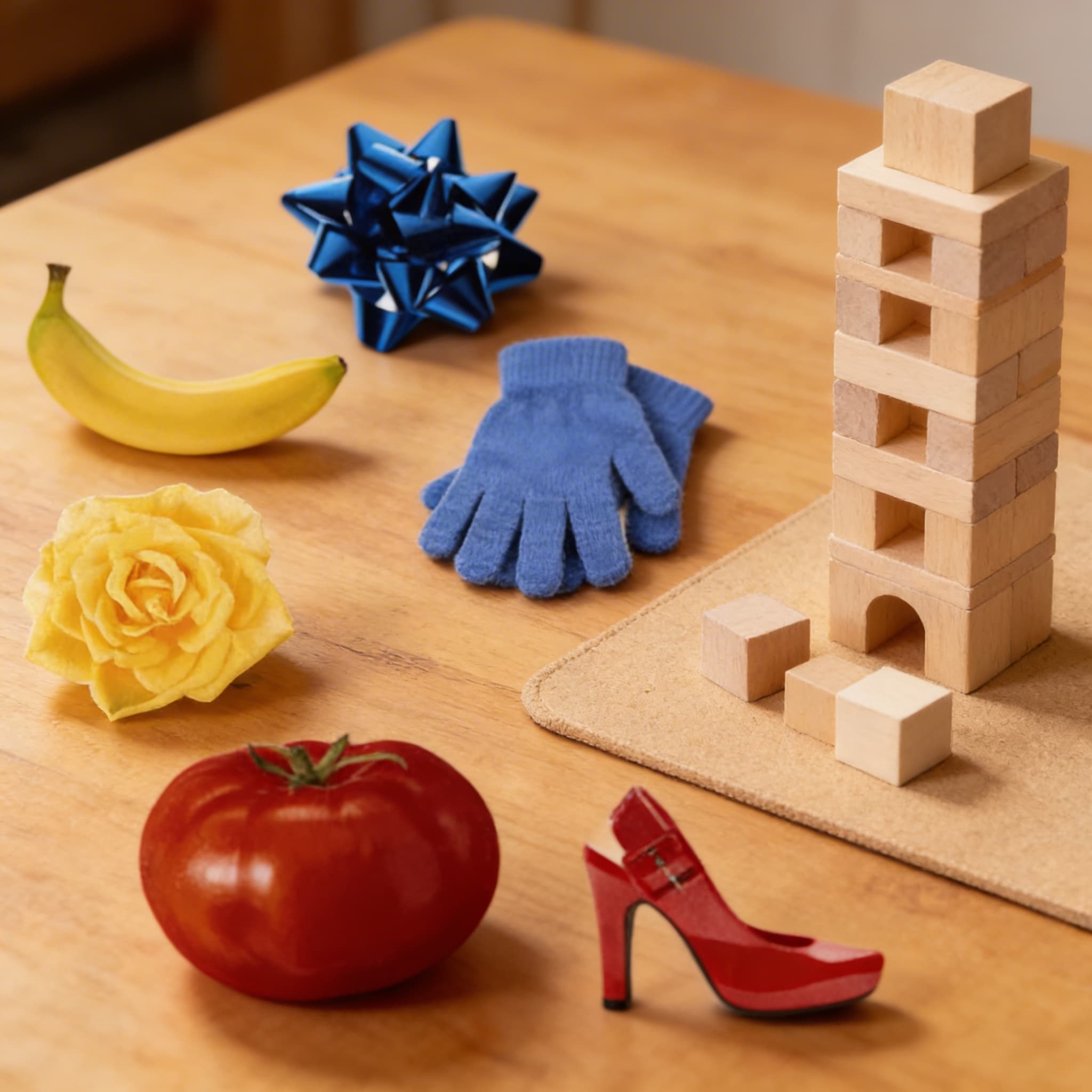 Farbenkasten I — Visuelle Diskriminierung mit Fotokarten — Detailansicht