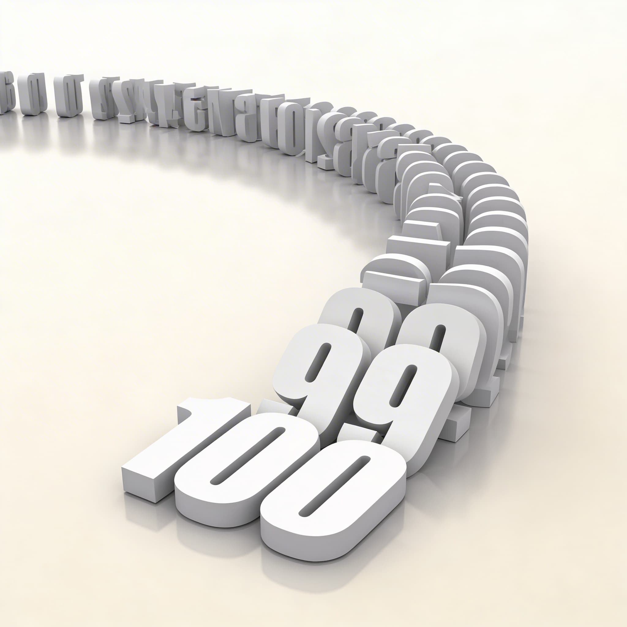 Number Line Extensions Level 9-12