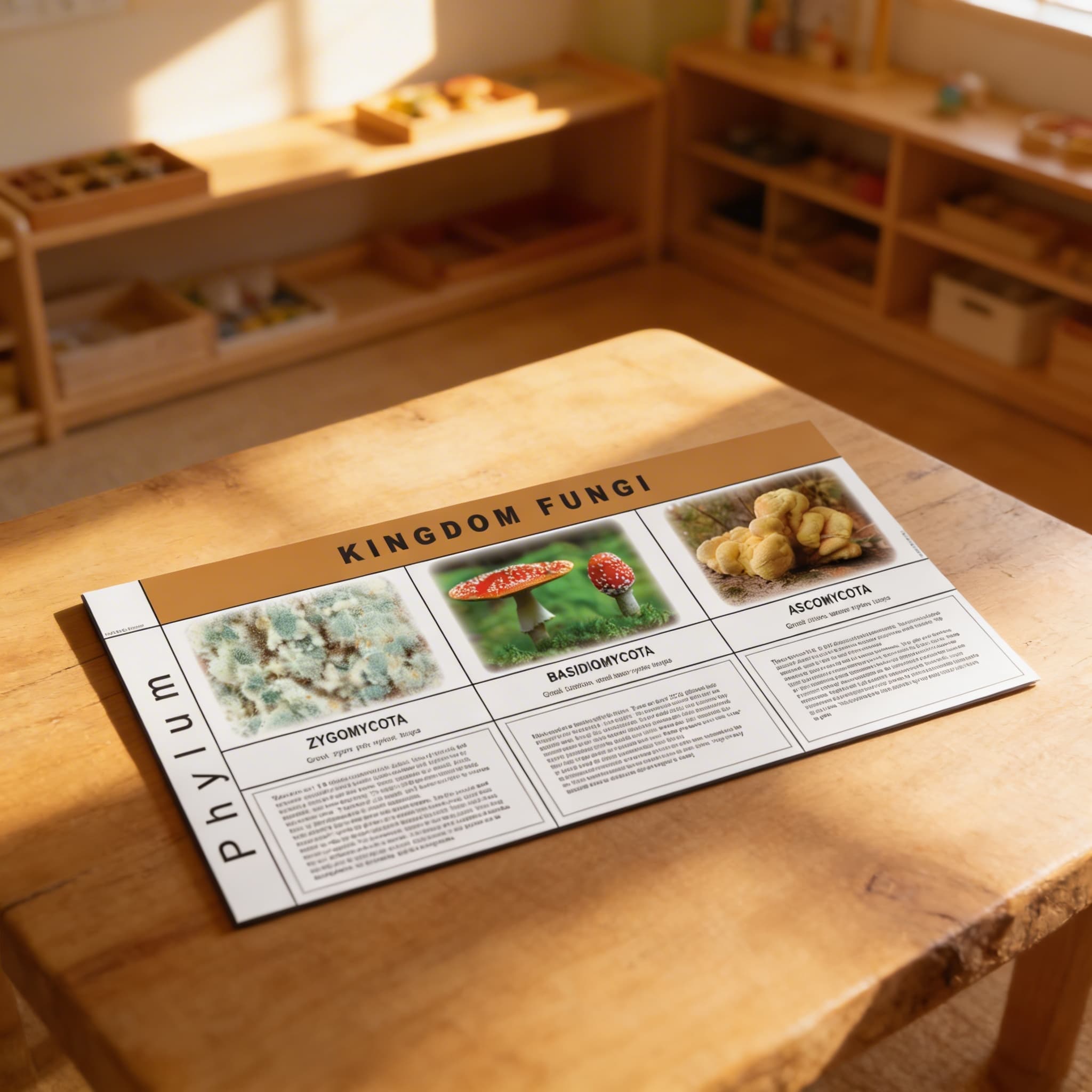 Tabulky říše hub — Při použití