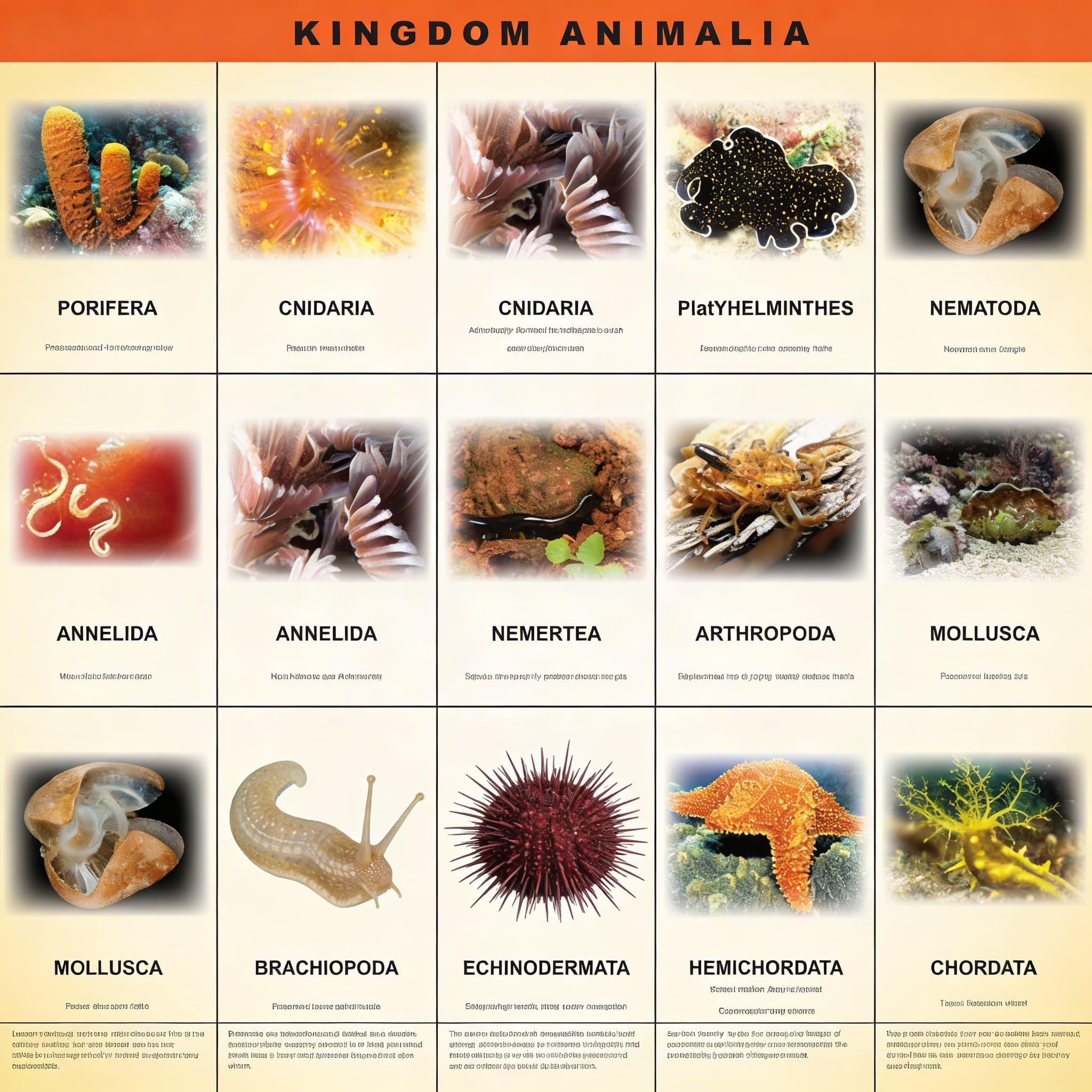 Schémy živočíšnej ríše — Katalógový pohľad