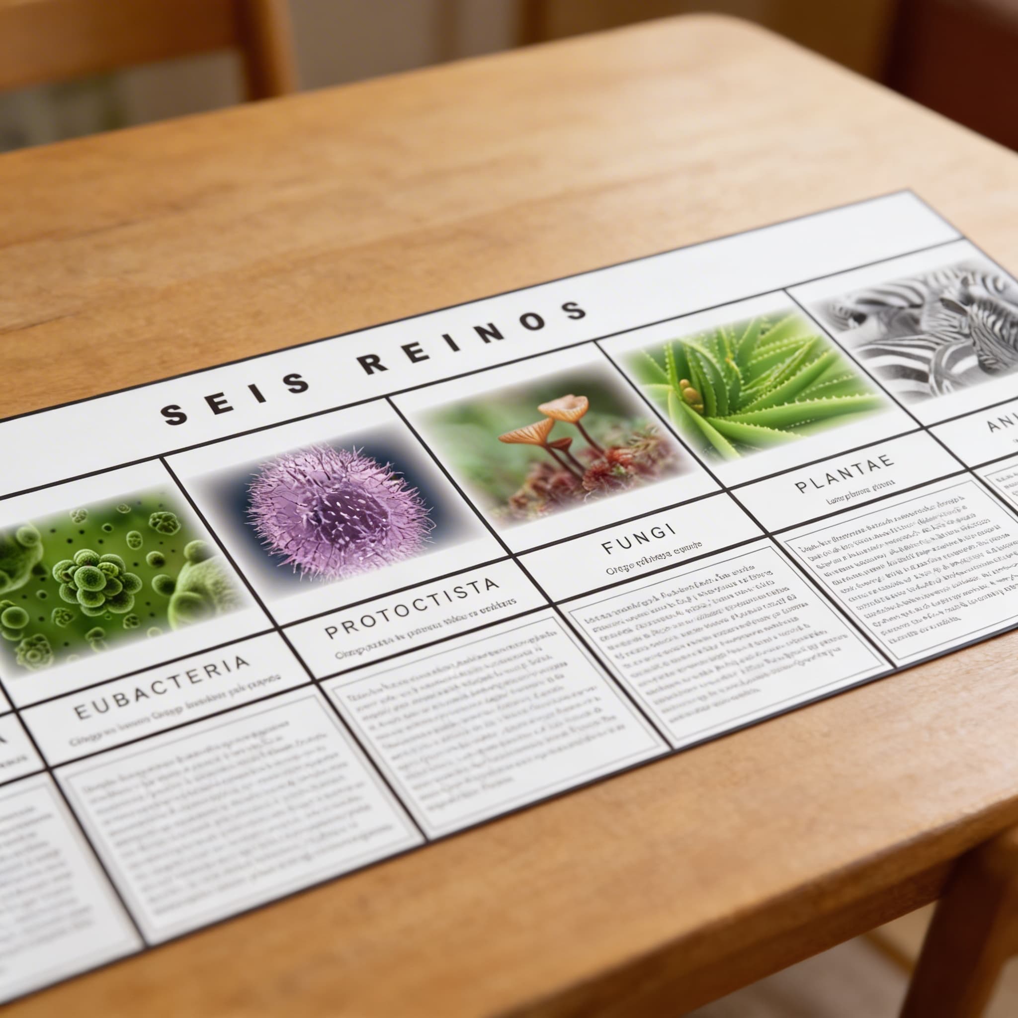 Tabulka šesti říší — Detailní pohled