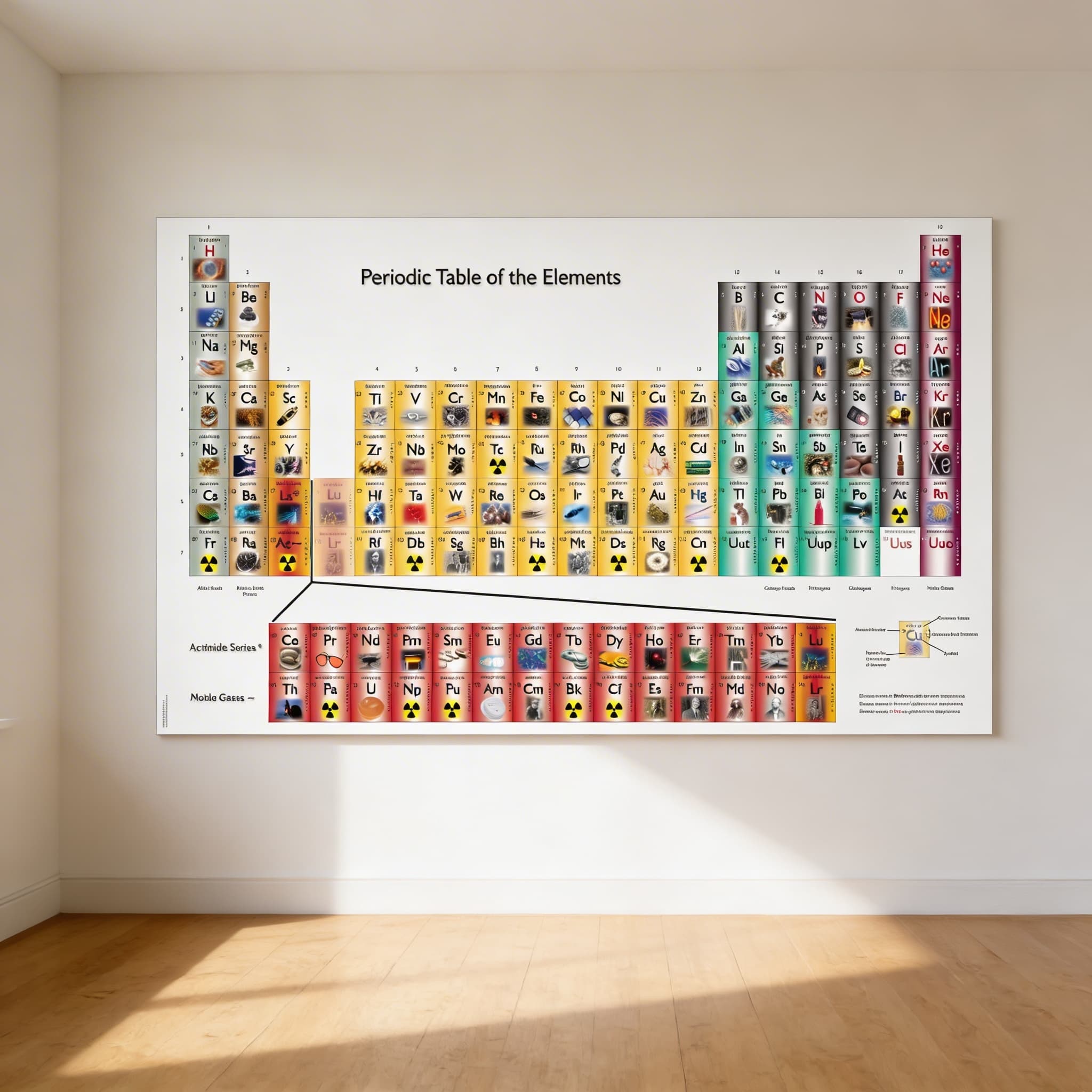 Periodická tabulka — plakát — Katalogový pohled