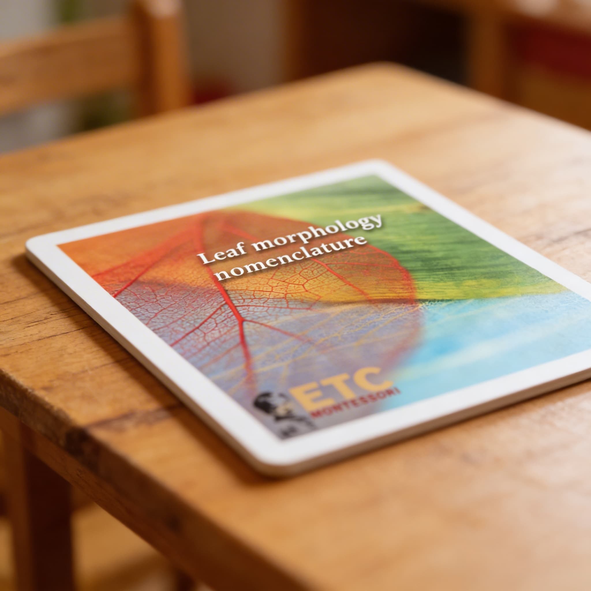 Nomenklatura morfologie listů — Detailní pohled