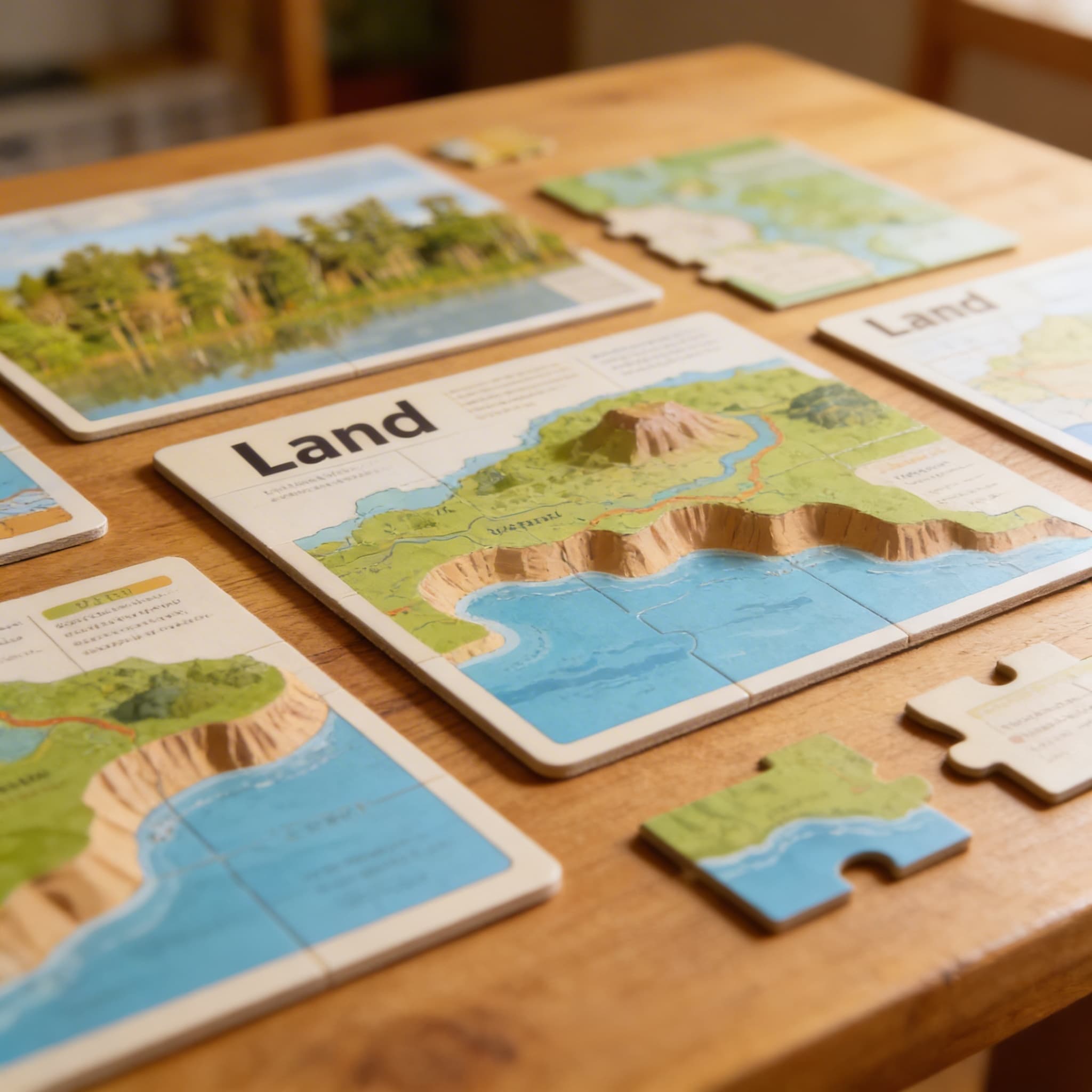 Land- und Wasserformationen — Ansicht 3