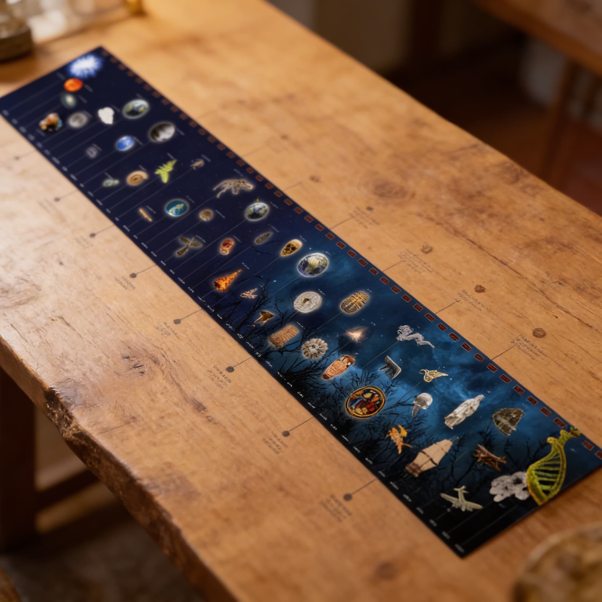 Časová os geologických ér — Detailný pohľad