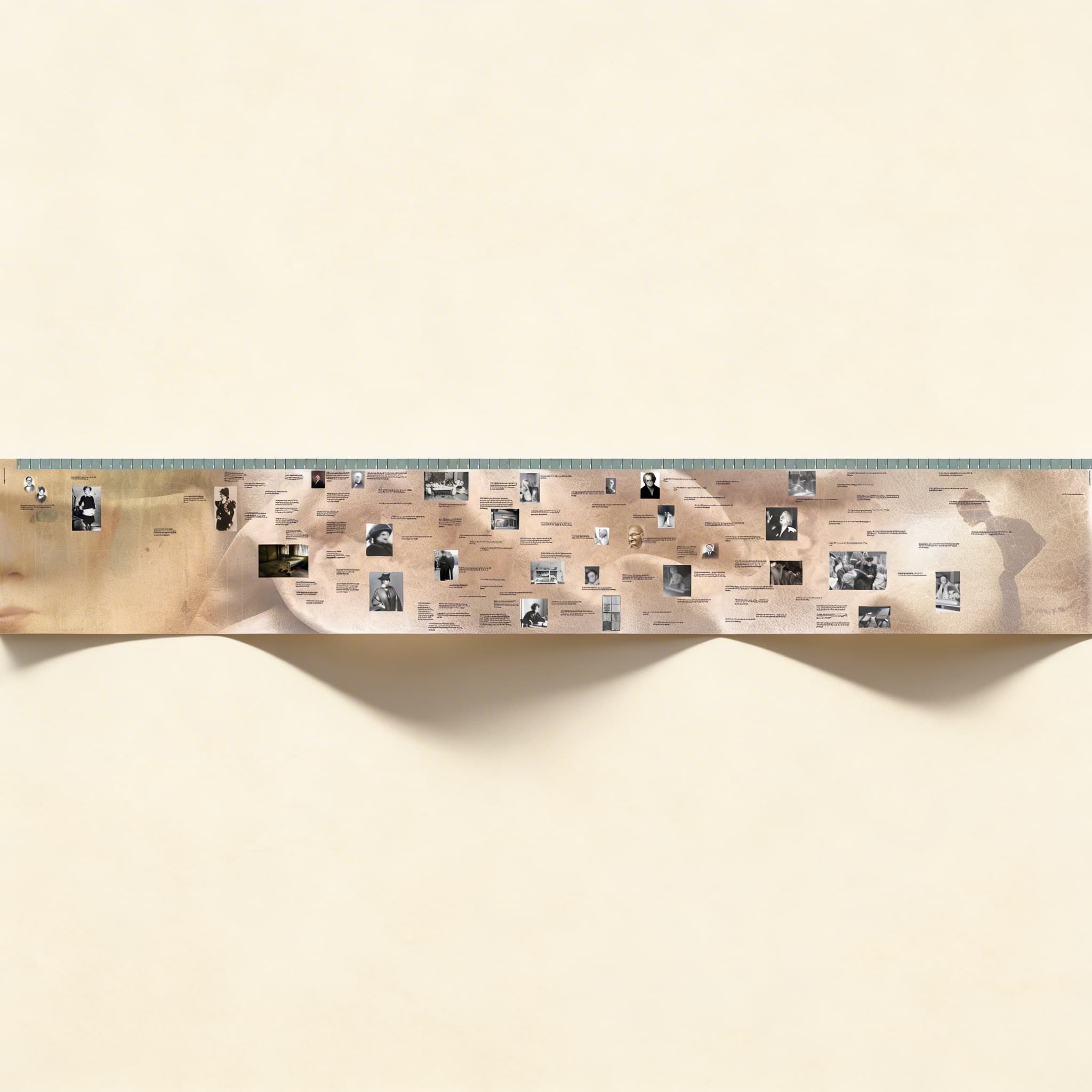 Časová os Marie Montessori (výstavná) — Katalógový pohľad