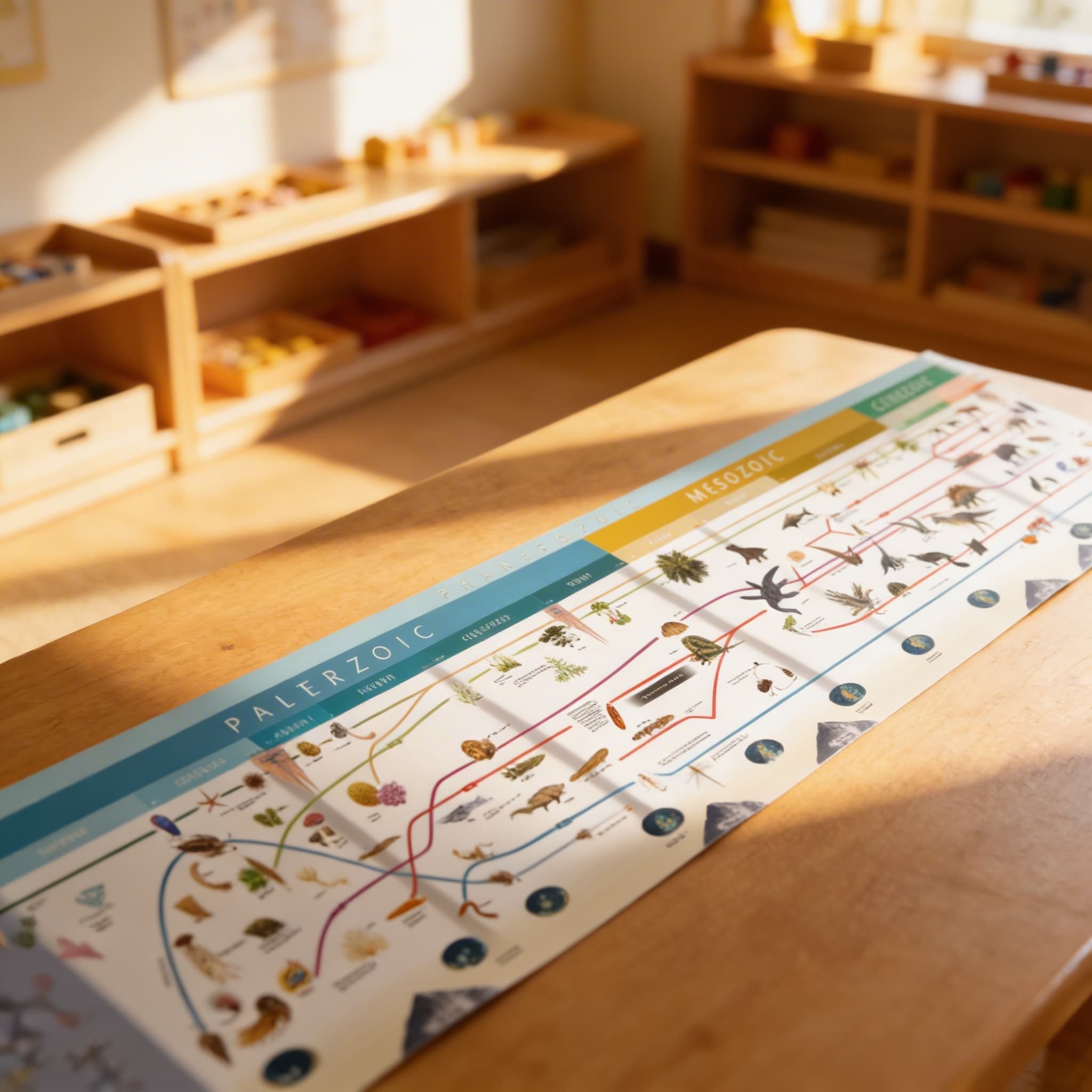 Časová osa života (velká výstavní) — Při použití