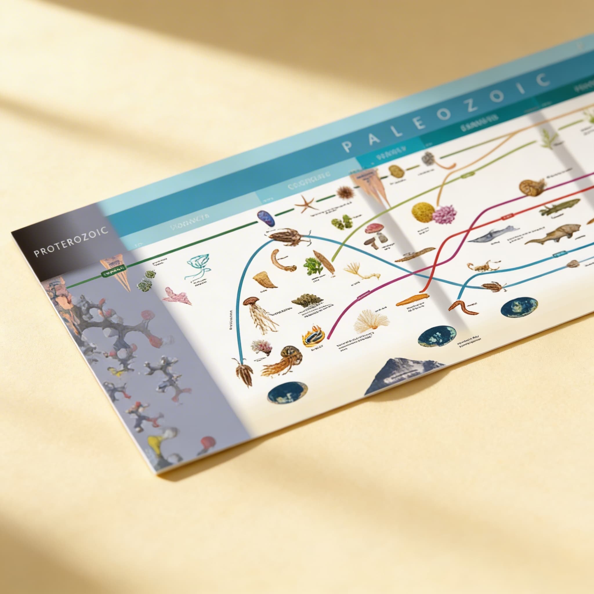 Zeitleiste des Lebens (Arbeitsmaterial) — Seitenansicht