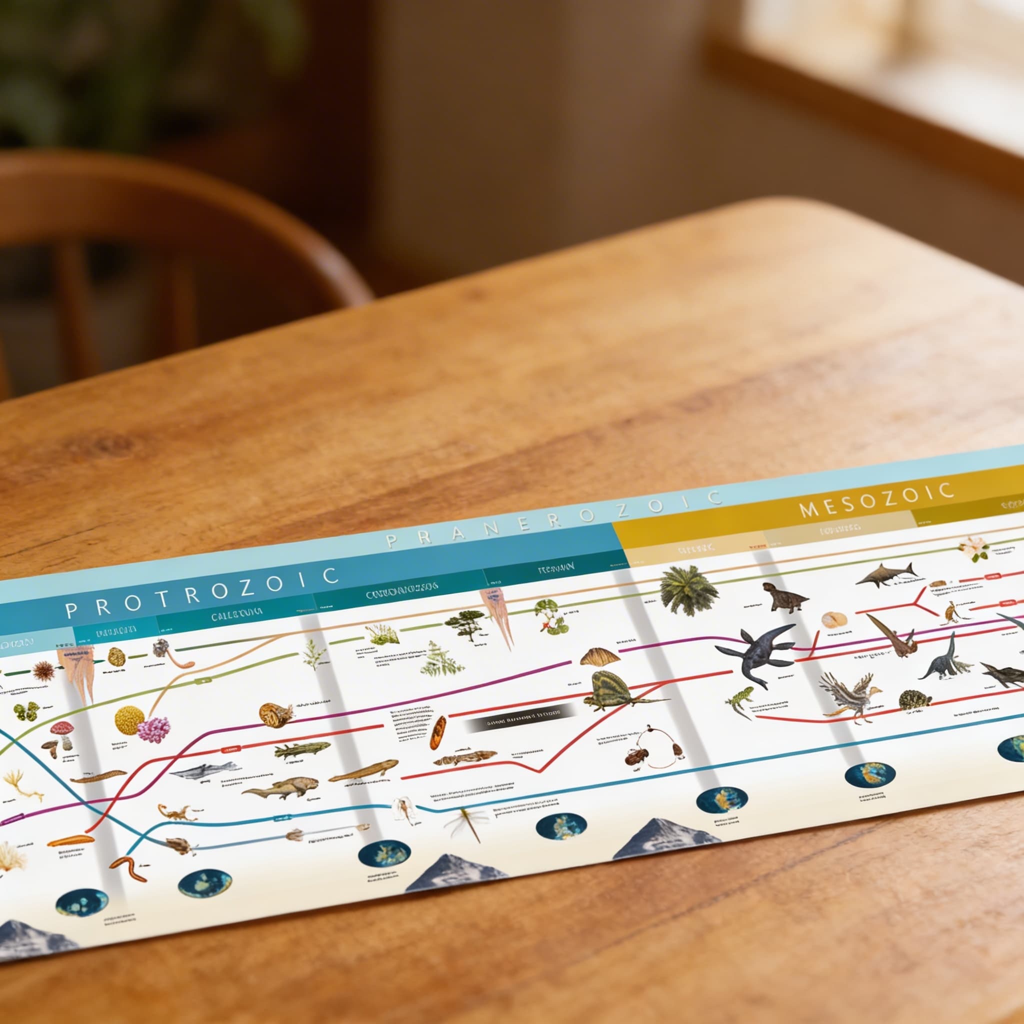 Zeitleiste des Lebens (Arbeitsmaterial) — Detailansicht