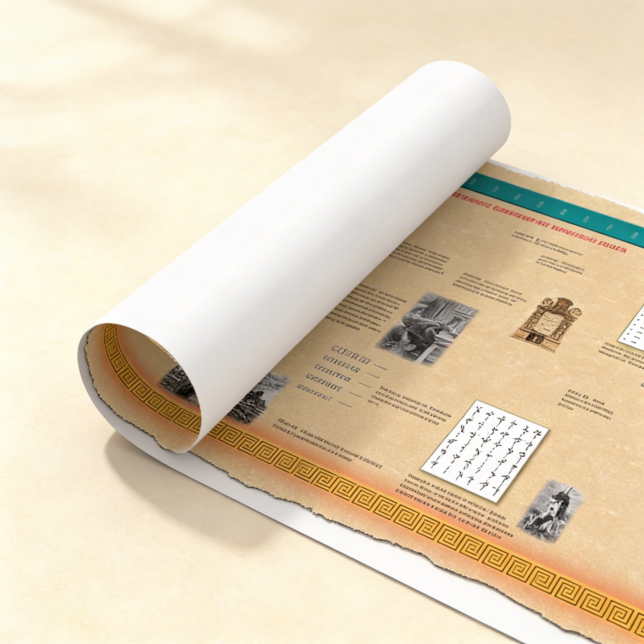 Zeitleiste der Kommunikation (Großformat) — Seitenansicht
