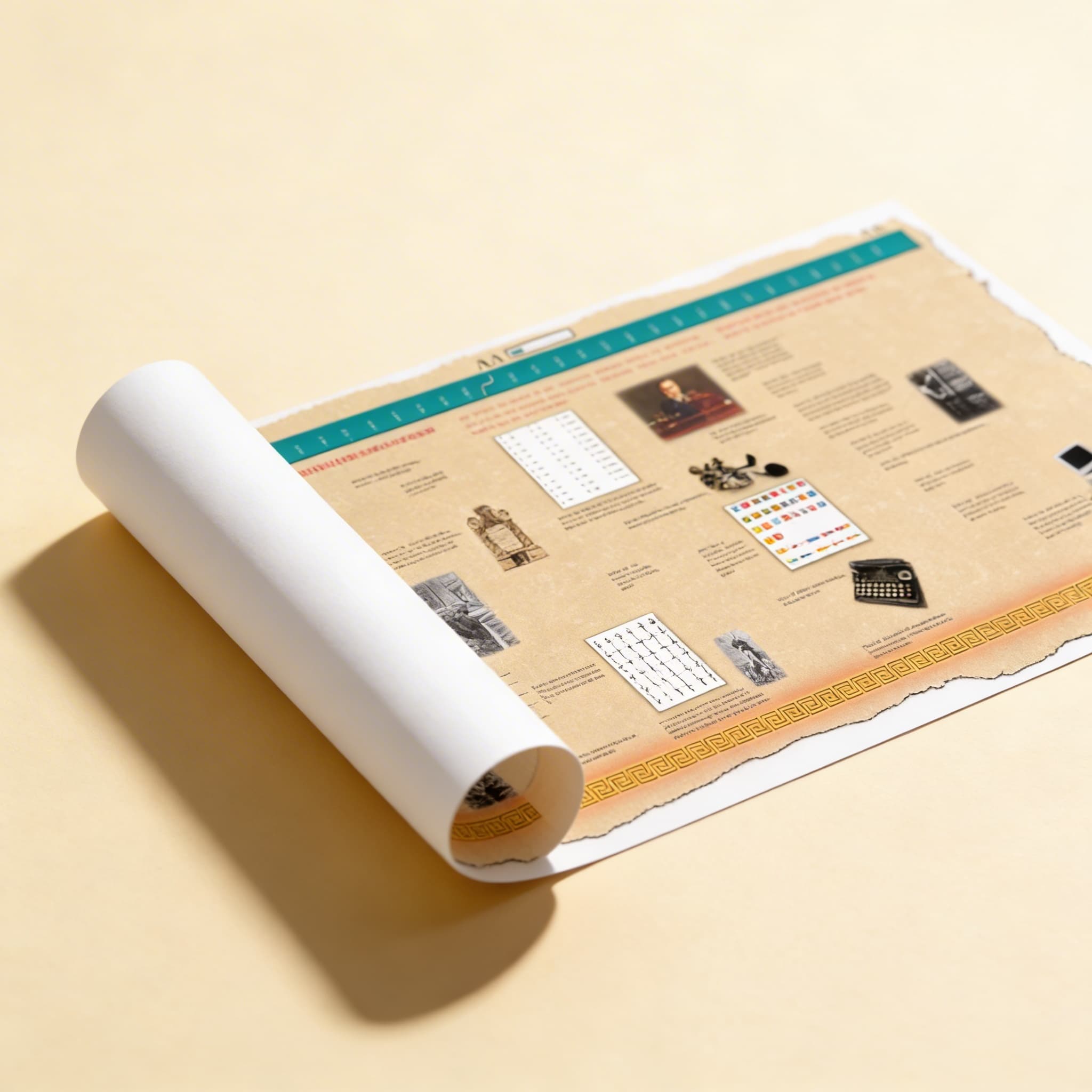 Zeitleiste der Kommunikation (Großformat) — Katalogansicht