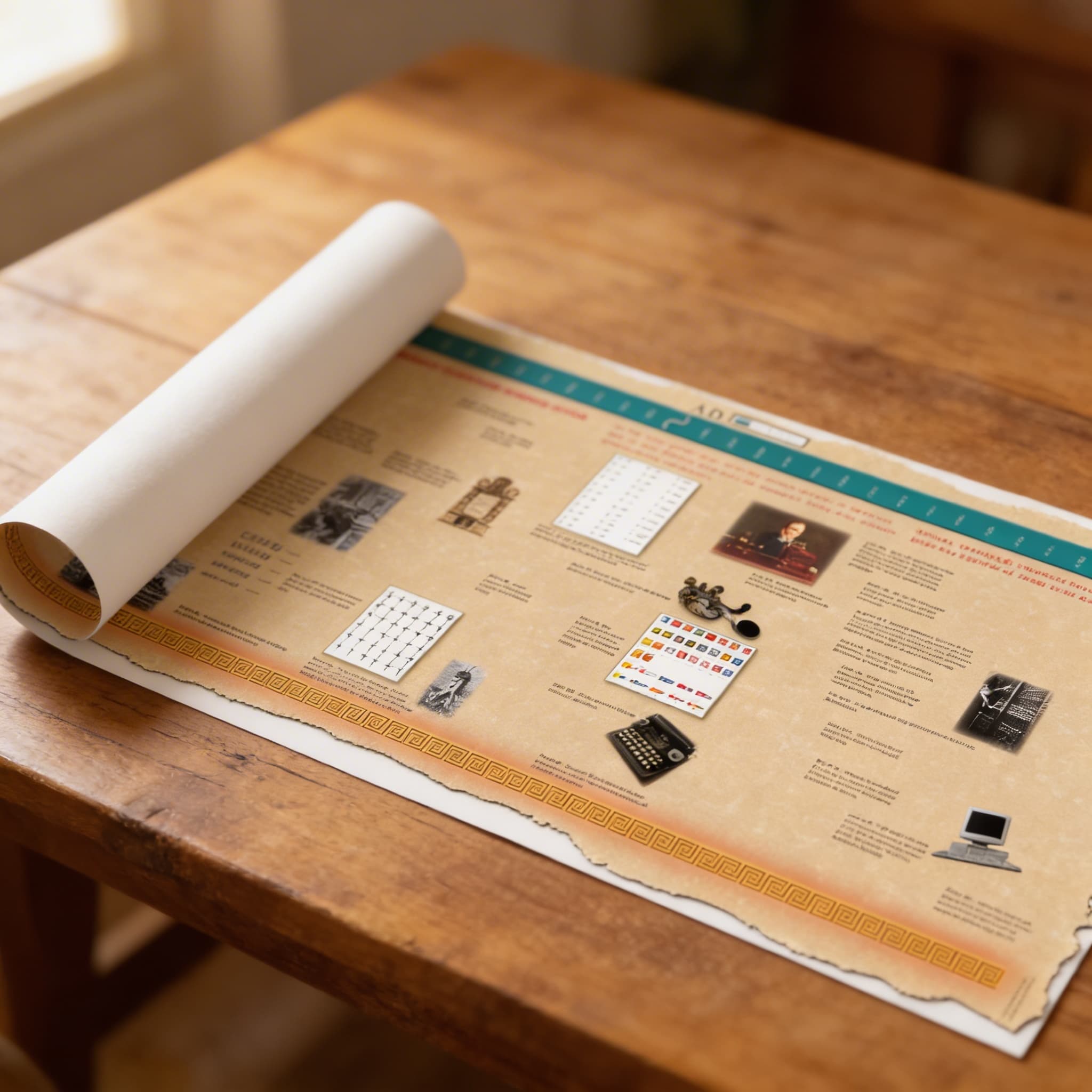 Zeitleiste der Kommunikation (Großformat) — Detailansicht