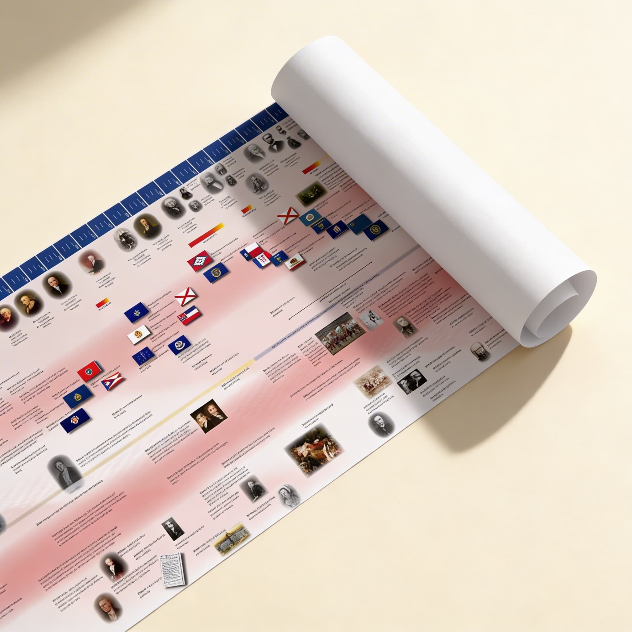 Zeitleiste der amerikanischen Geschichte (Arbeitsmaterial) — Seitenansicht