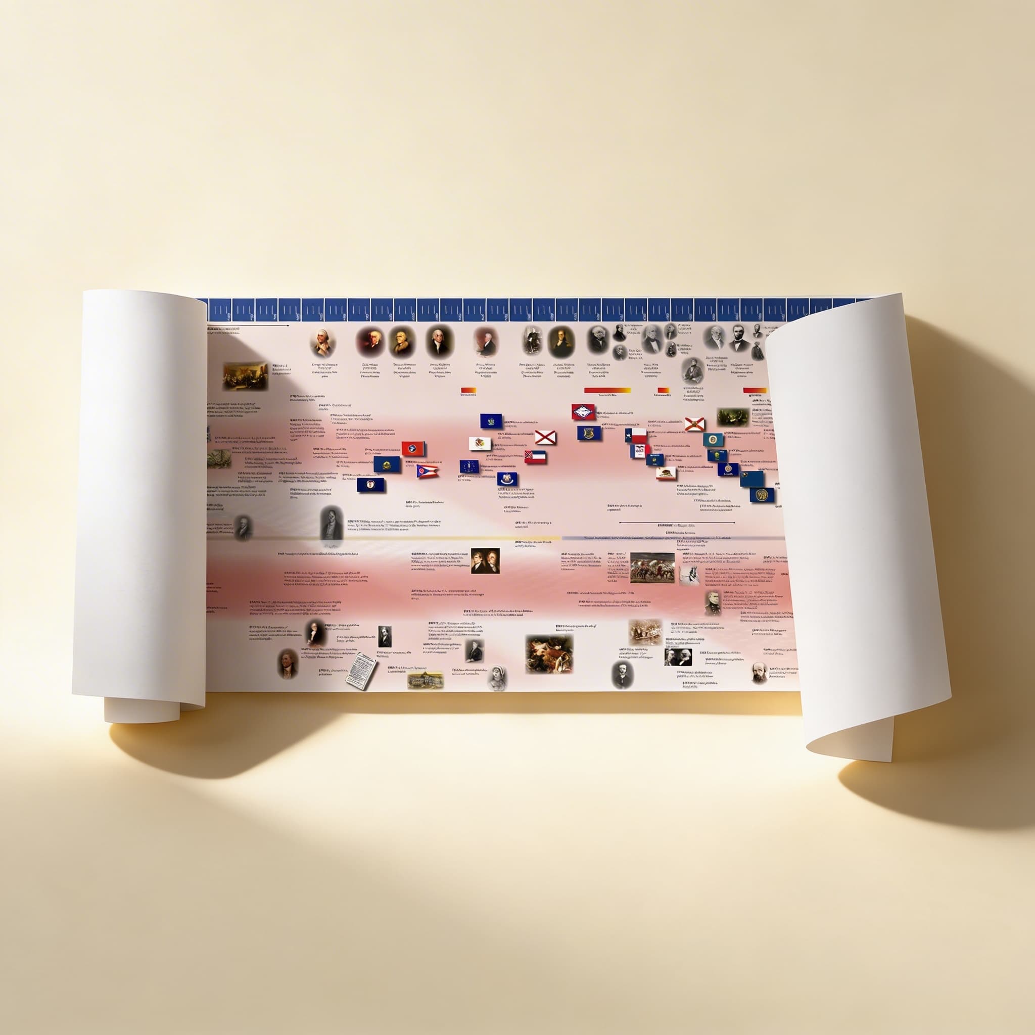 Zeitleiste der amerikanischen Geschichte (Arbeitsmaterial) — Katalogansicht