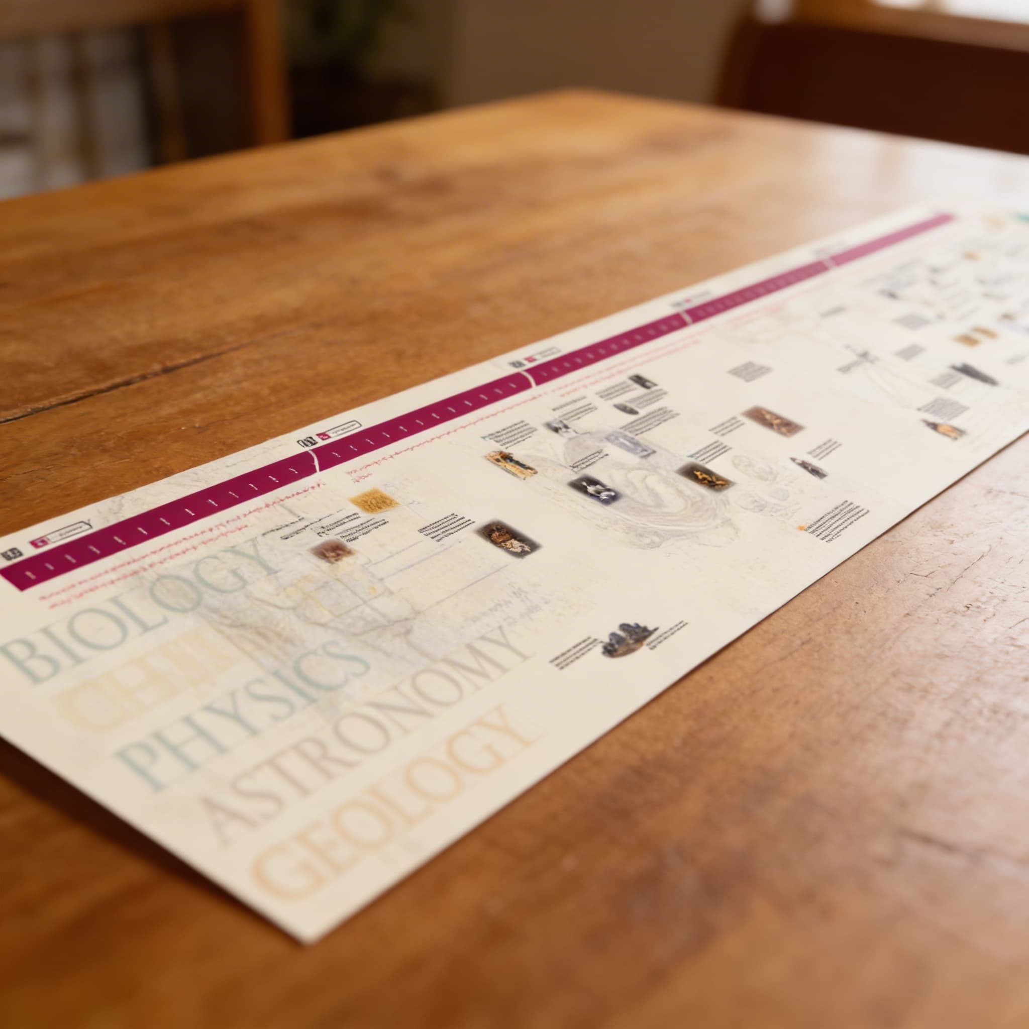 Zeitleiste der Wissenschaftler (Großformat) — Detailansicht