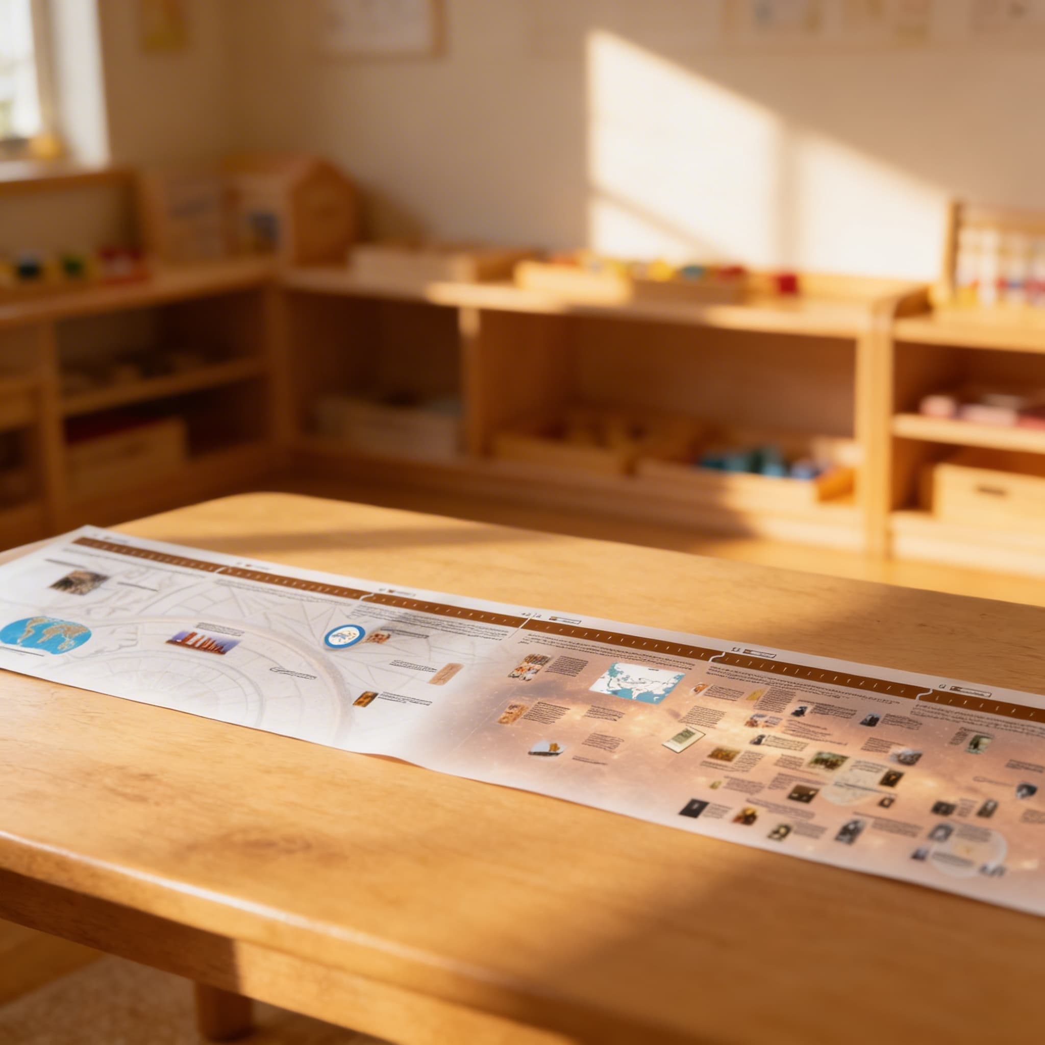 Zeitleiste der Entdecker (Großformat) — Im Einsatz