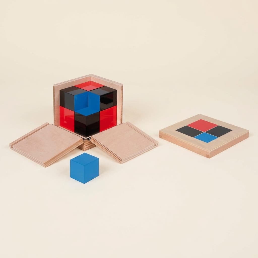 Binomischer Würfel: Algebraische Konzepte Durch Sensorische Erkundung - Montessori Material | Faborino