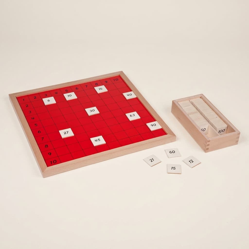 Pythagorasbrett - Montessori Material | Faborino
