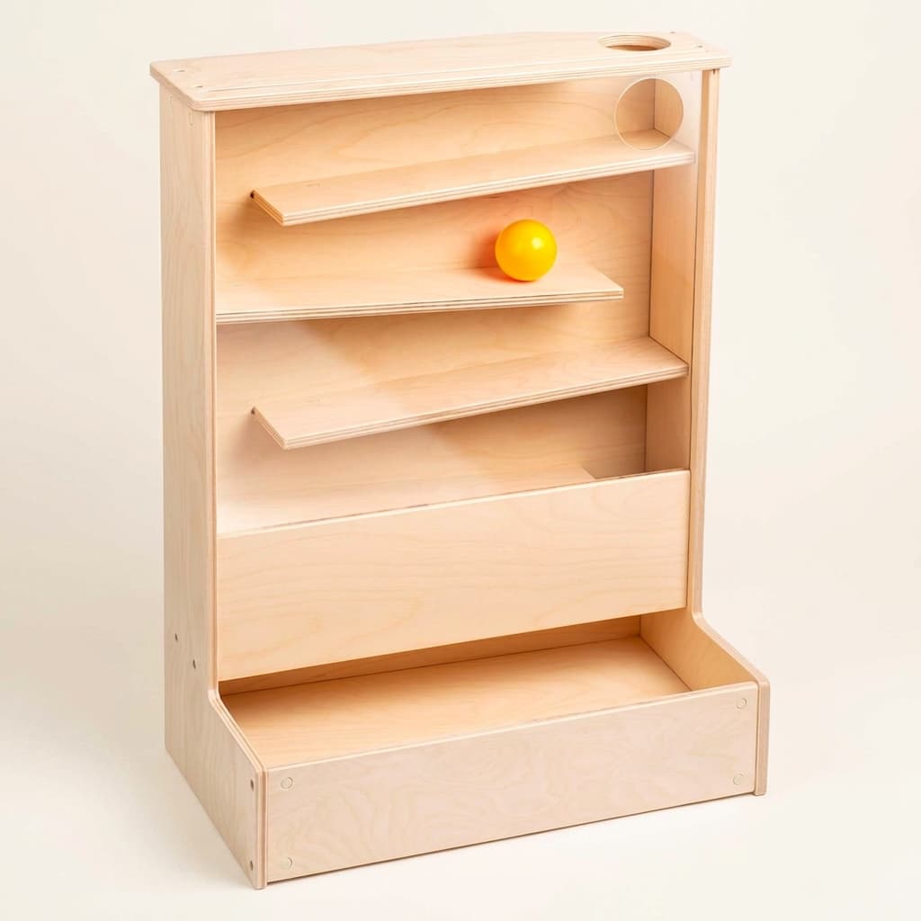 Kugelverfolger: visuelles Tracking für Säuglinge - Montessori Material | Faborino