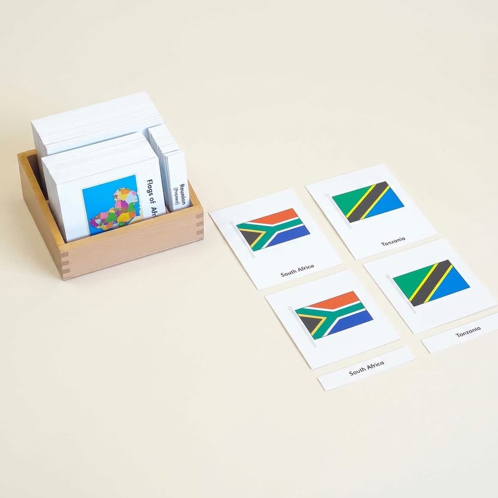 Flaggen Afrikas - Montessori Material | Faborino