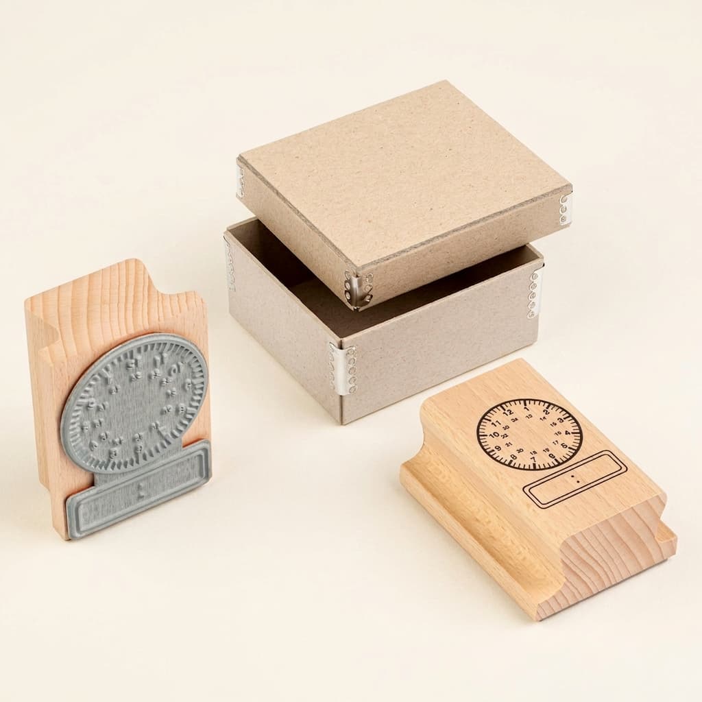 Uhrstempel: 24-Stunden Digital - Montessori Material | Faborino