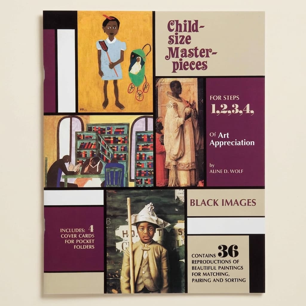Meisterwerke in Kindergröße: Schwarze Bilder - Montessori Material | Faborino