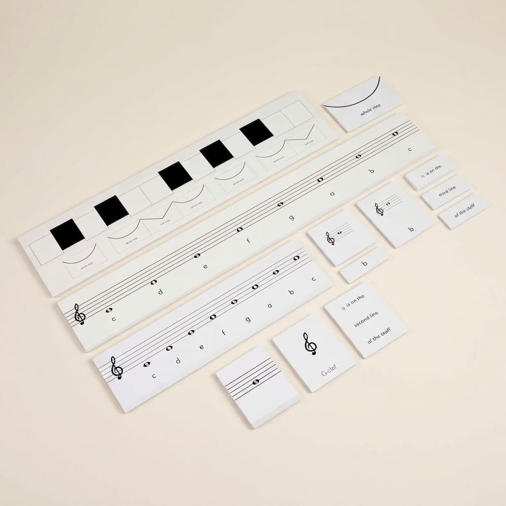 Glocken-Begleitmaterialien-Set - Montessori Material | Faborino