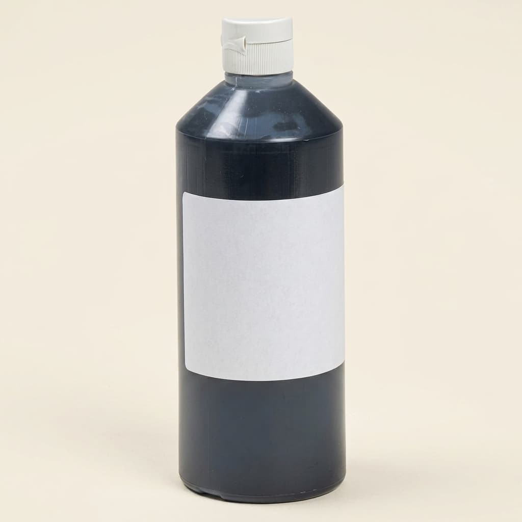 Temperafarbe - Premium: Schwarz - Montessori Material | Faborino