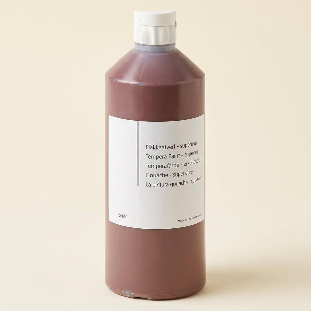 Temperafarbe - Premium: Braun - Montessori Material | Faborino