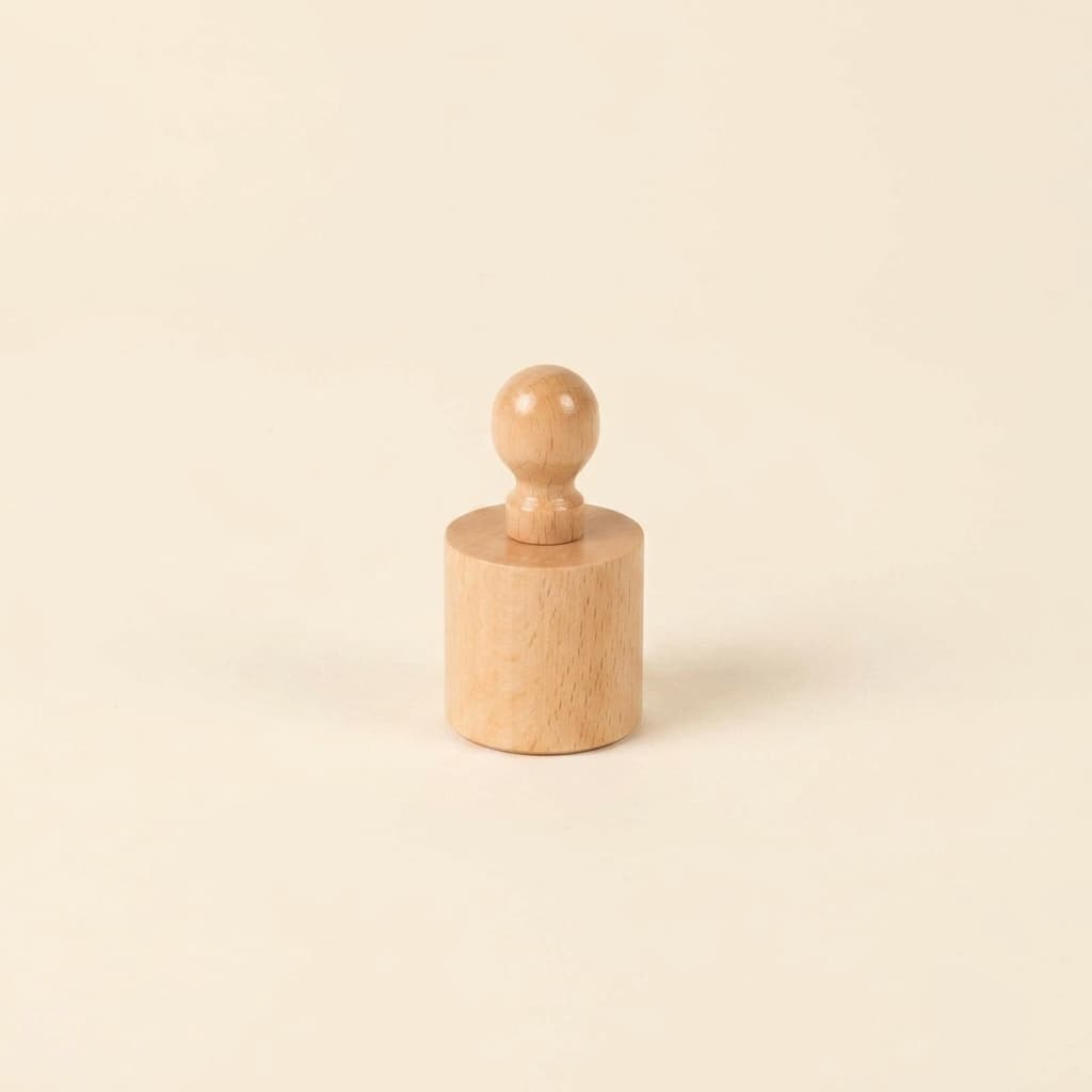 Zylinderblock: 4. einzelner Zylinder aus Block Nr. 1 - Montessori Material | Faborino