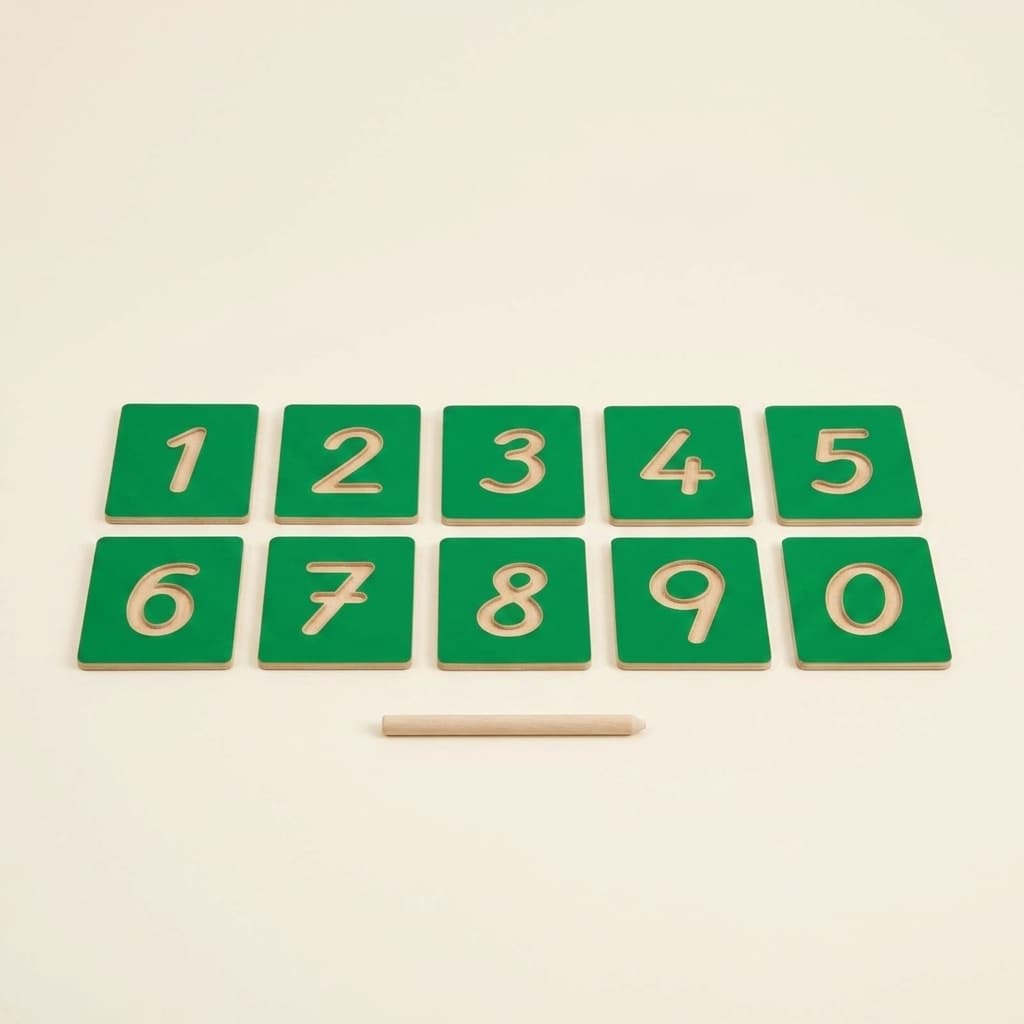 Duté číselné tvary: Mezinárodní verze - Montessori Material | Faborino