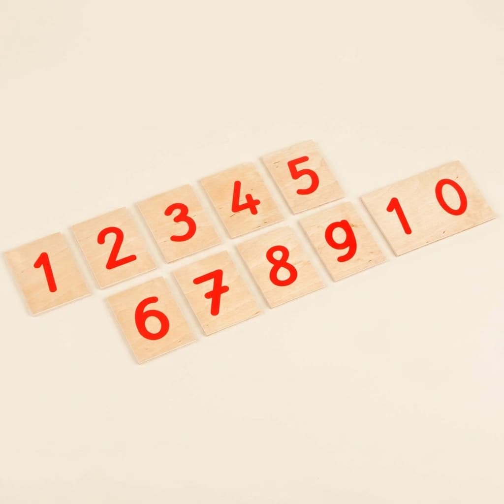Tištěné číslice - Montessori Material | Faborino