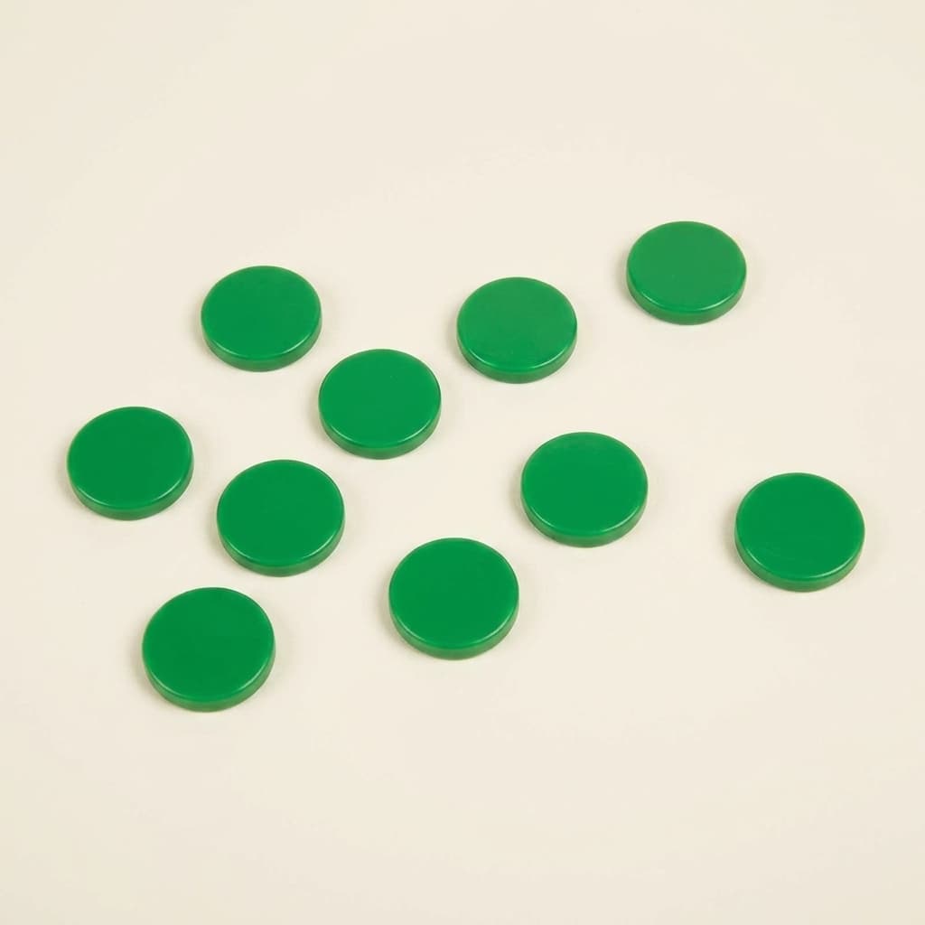 Počítadla zelená (100) - Montessori Material | Faborino