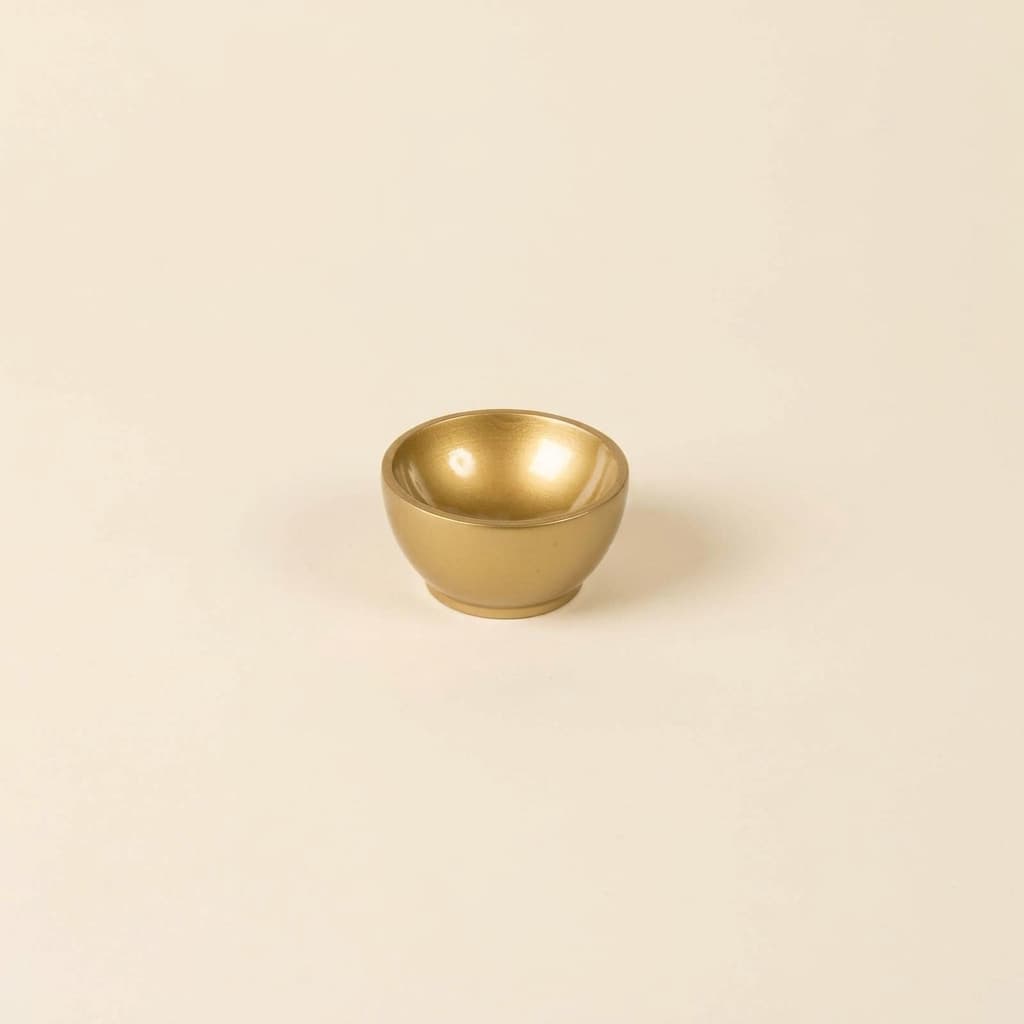 Holzbecher: Gold
